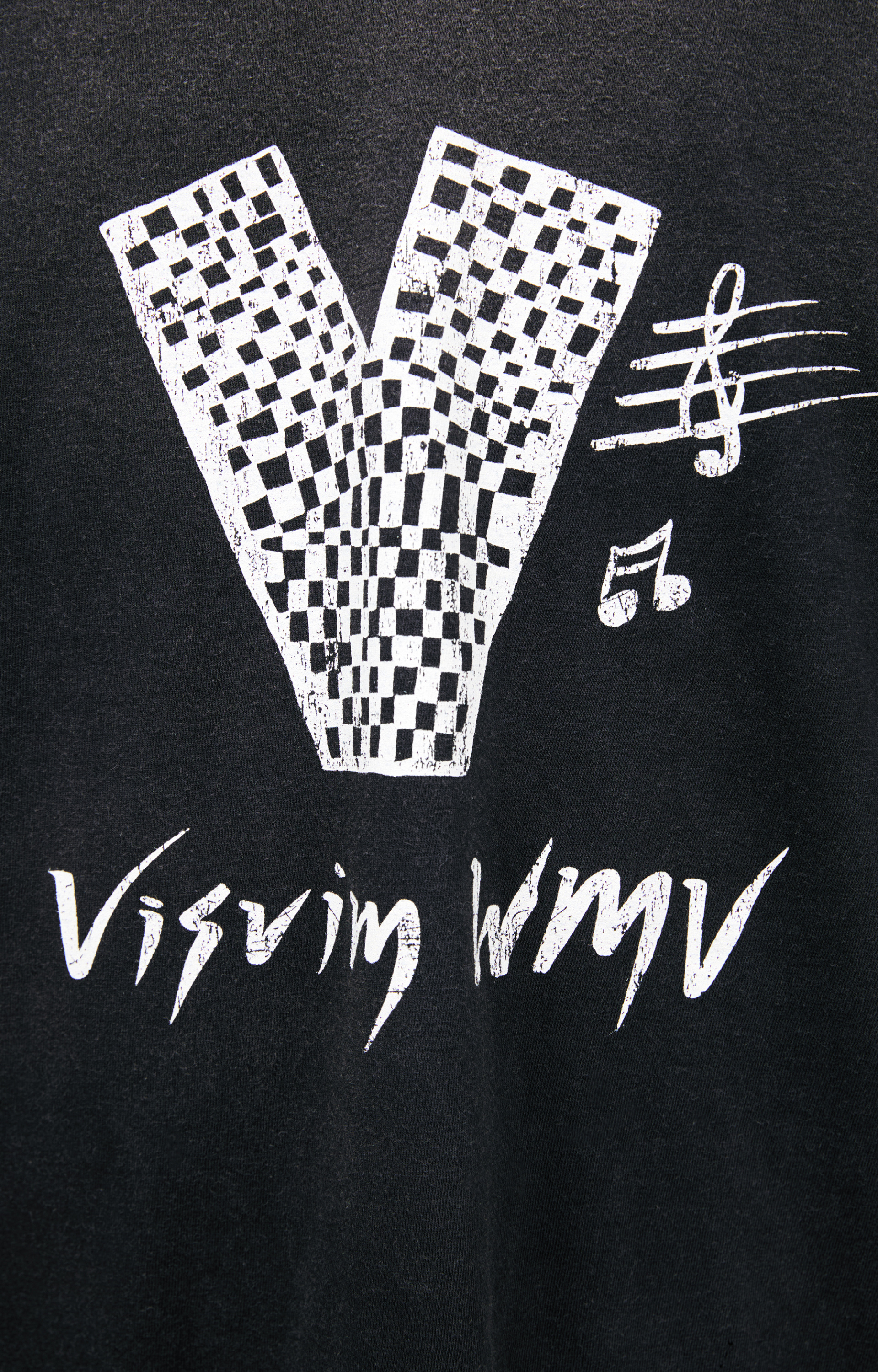 visvim Black logo T-shirt