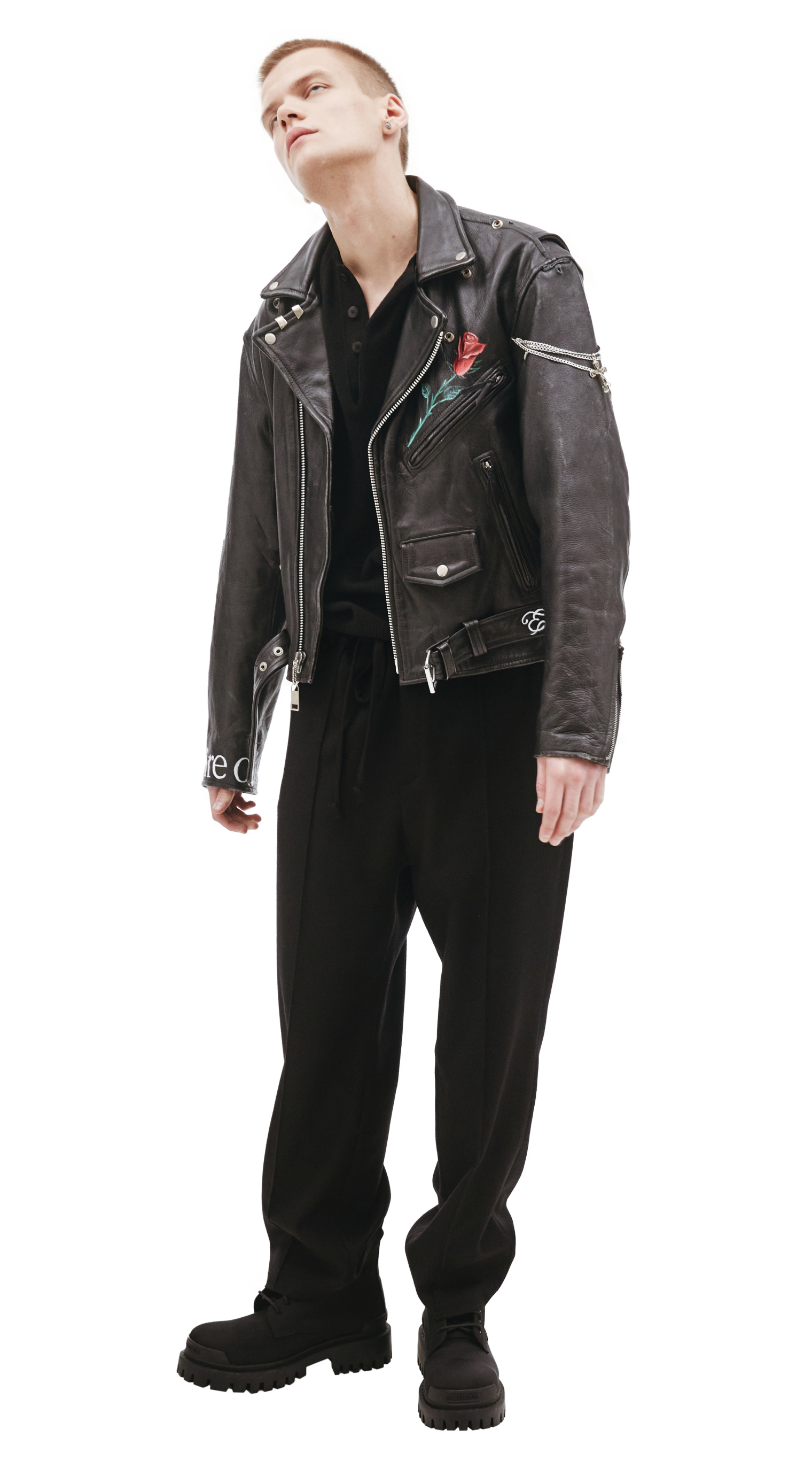 Enfants Riches Déprimés ERD X SVMOSCOW Leather Jacket