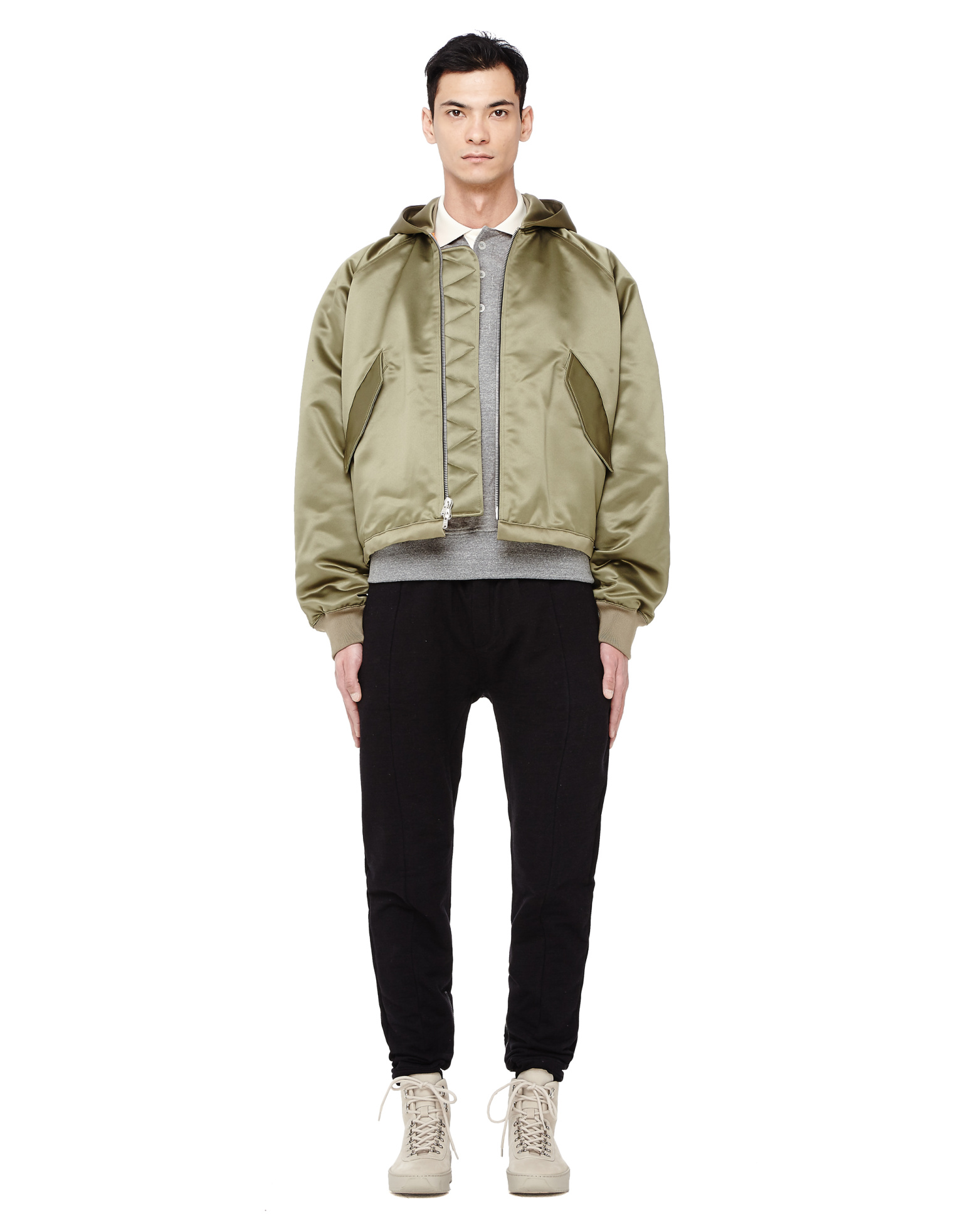 Fear of God Black Cotton Drawstring Pants
