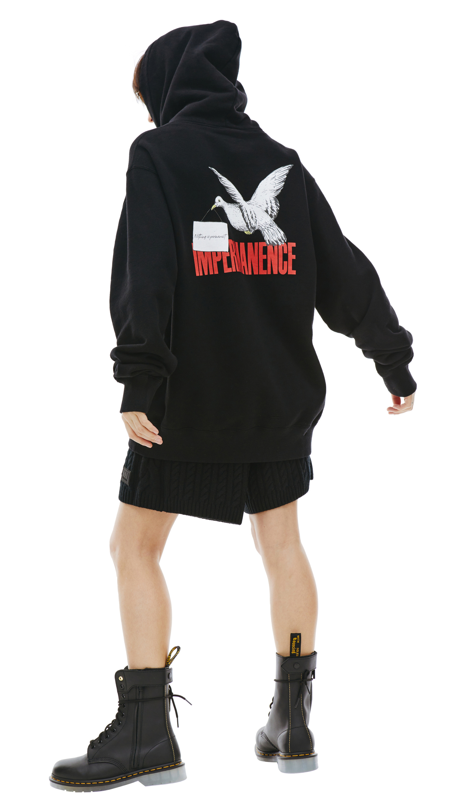 Undercover \'Impermanence\' printed hoodie
