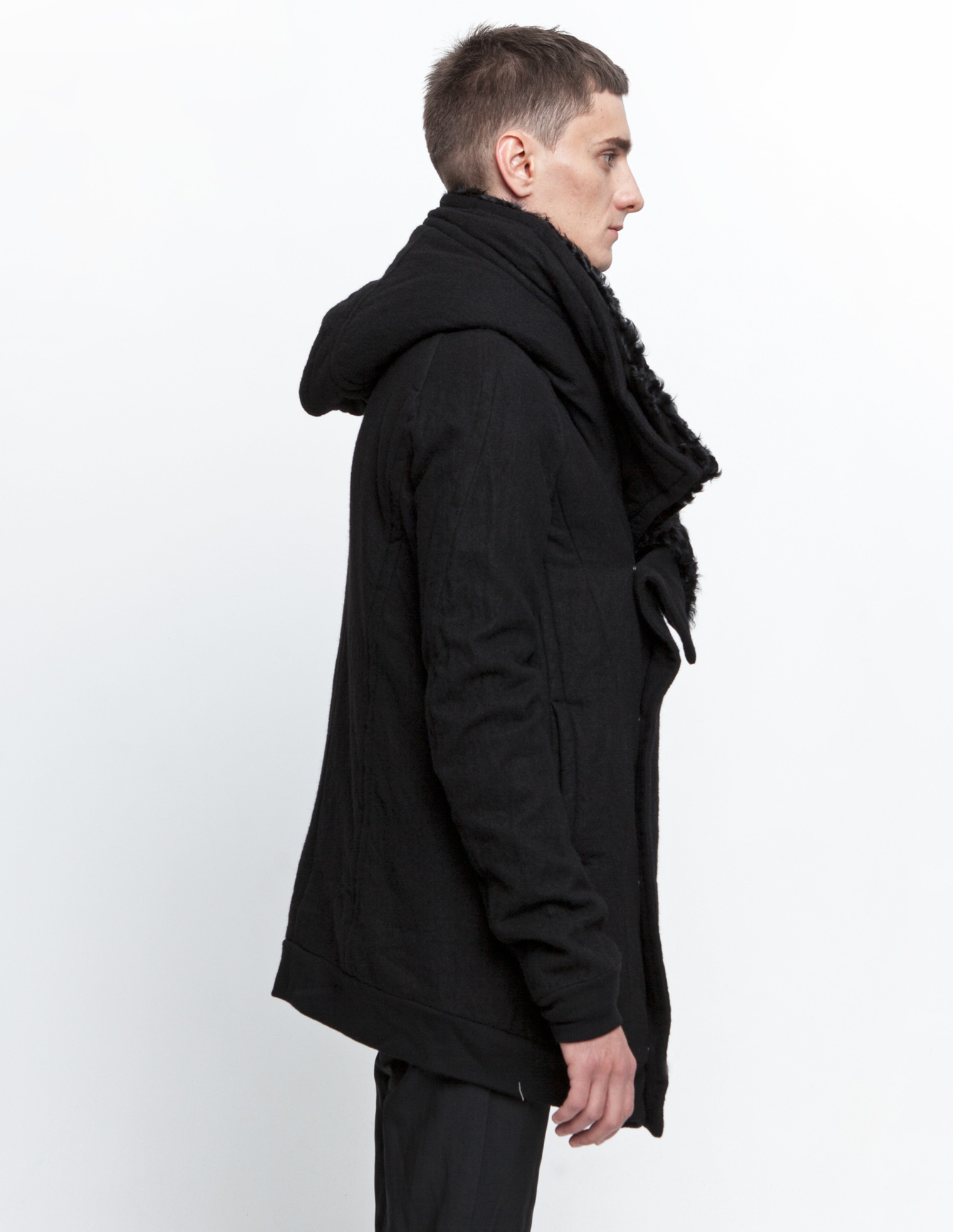 Julius Fur neck coat