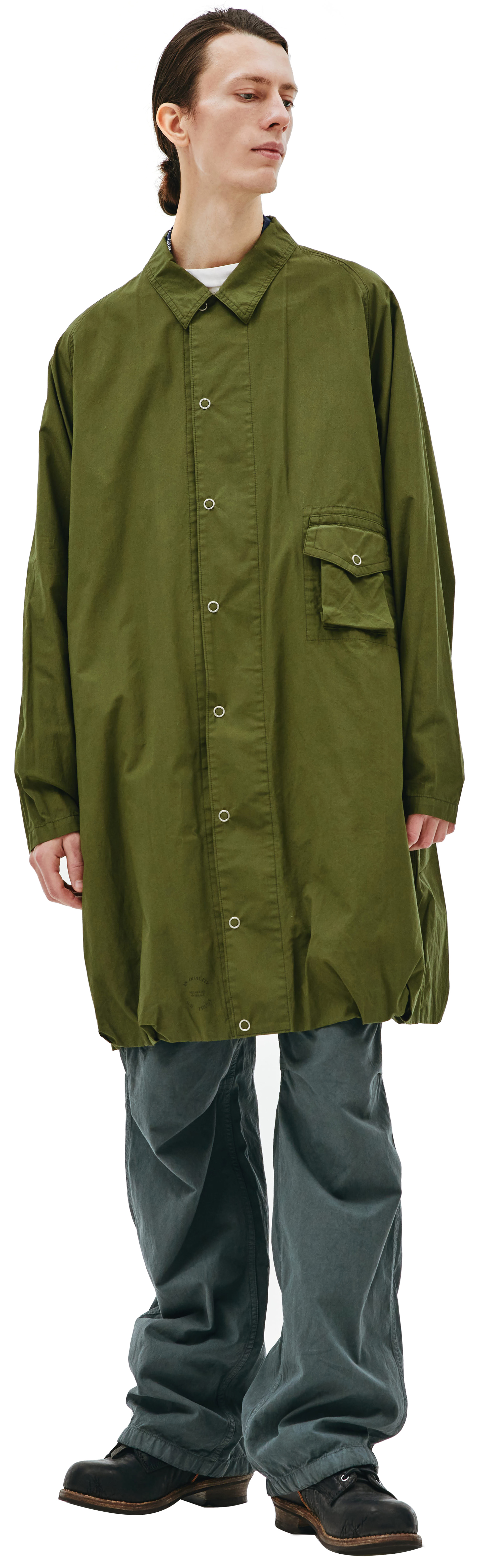 visvim Four winds olive coat