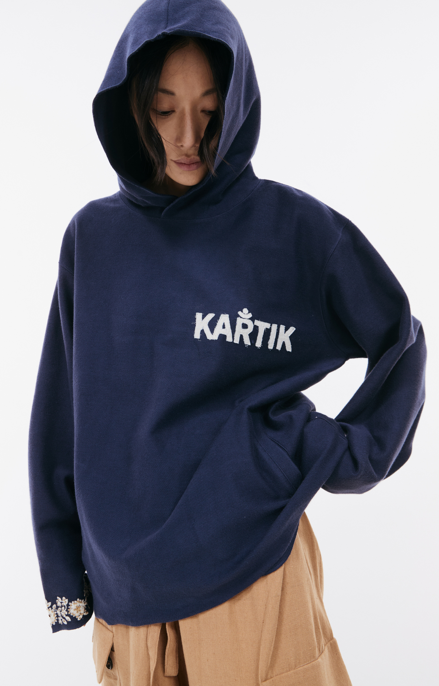 KARTIK Research Hand embroidered hoodie