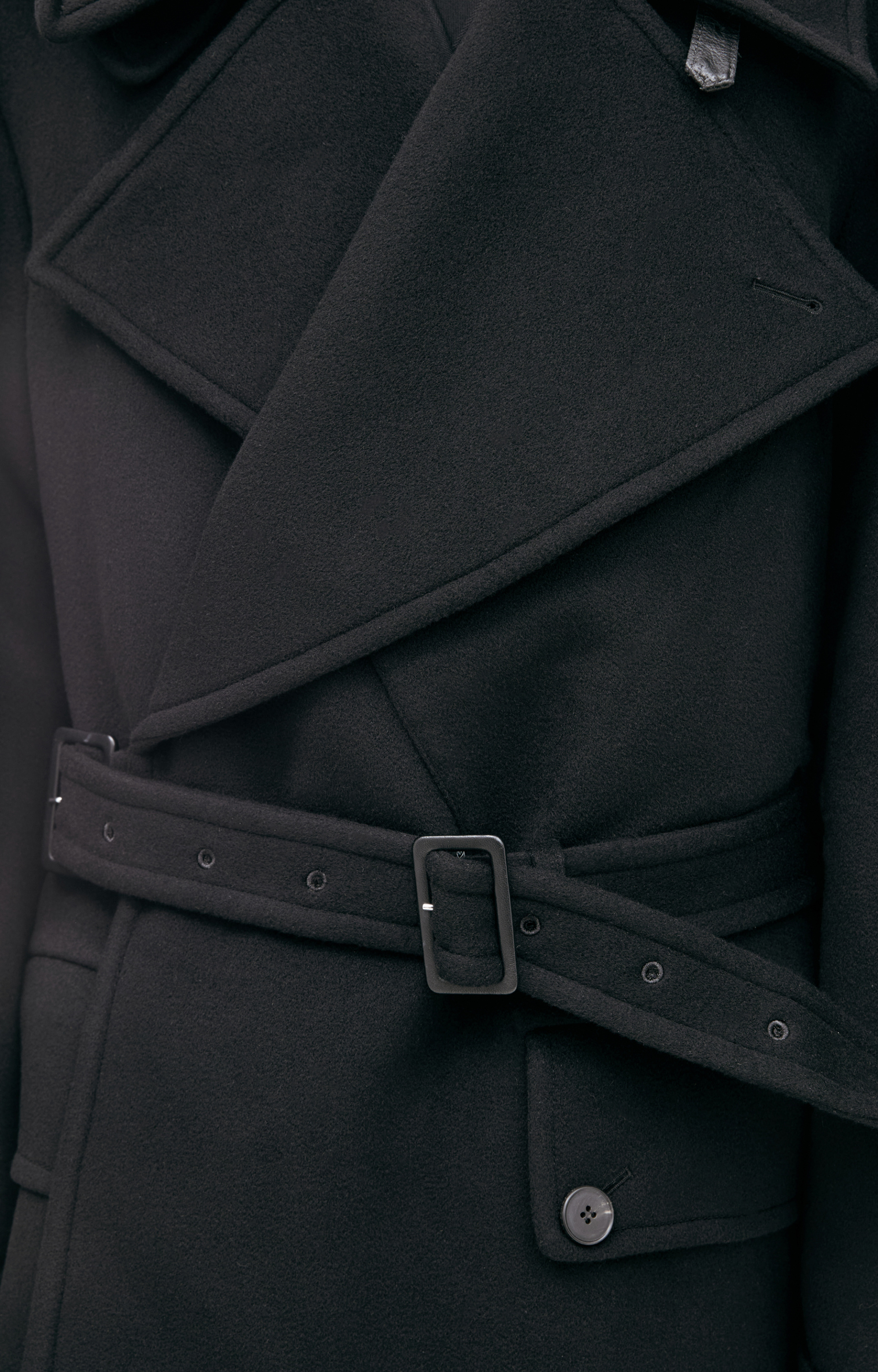 Enfants Riches Déprimés Black cashmere coat