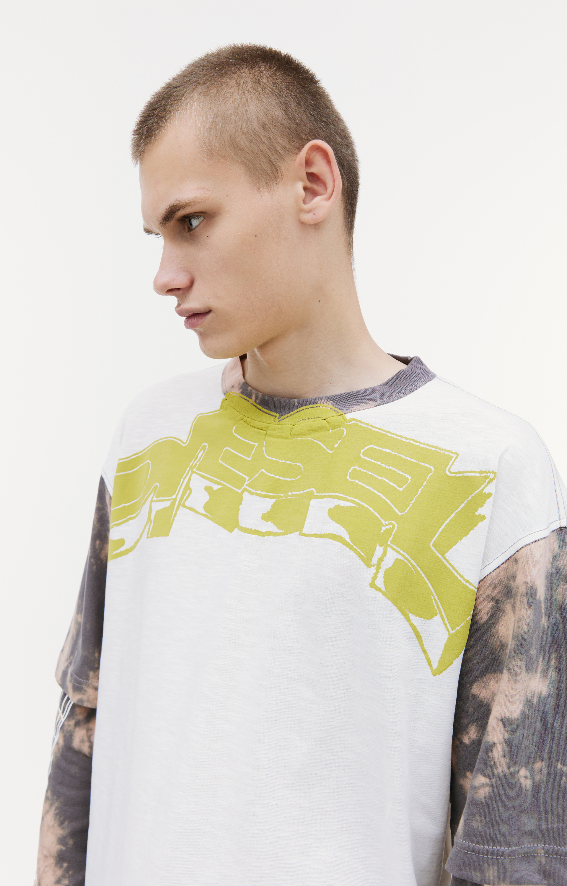 Diesel T-Wesher layered longsleeve