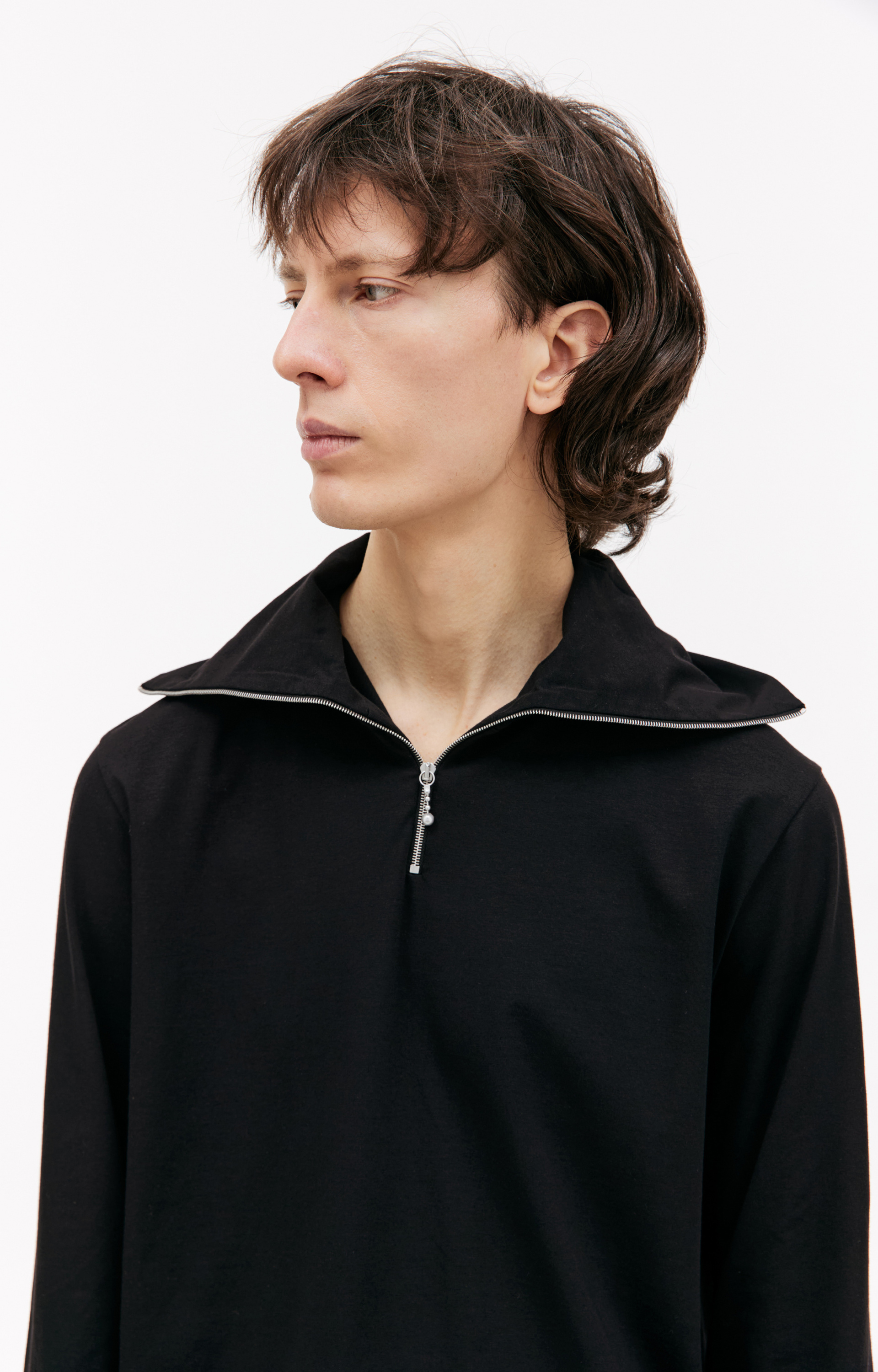 Jil Sander Zipped cotton longsleeve