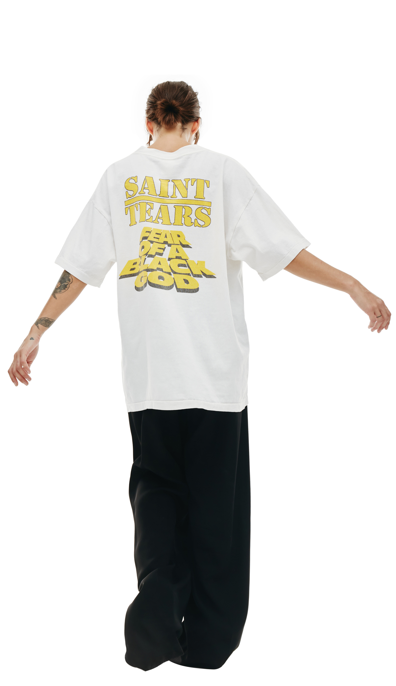 Saint Michael Denim Tears x Saint Michael printed t-shirt