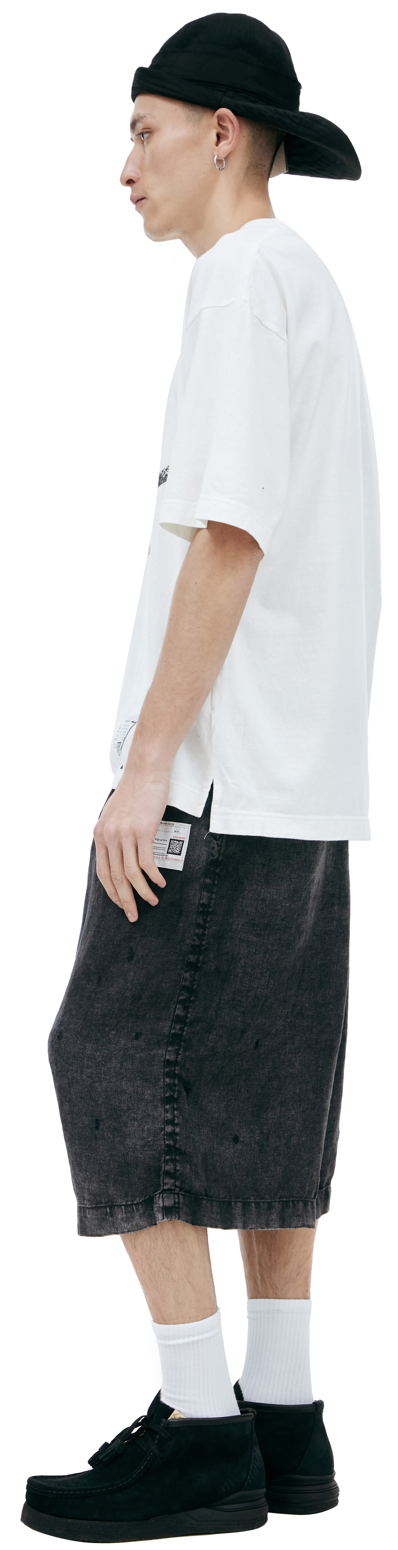 Maison Mihara Yasuhiro White print T-shirt