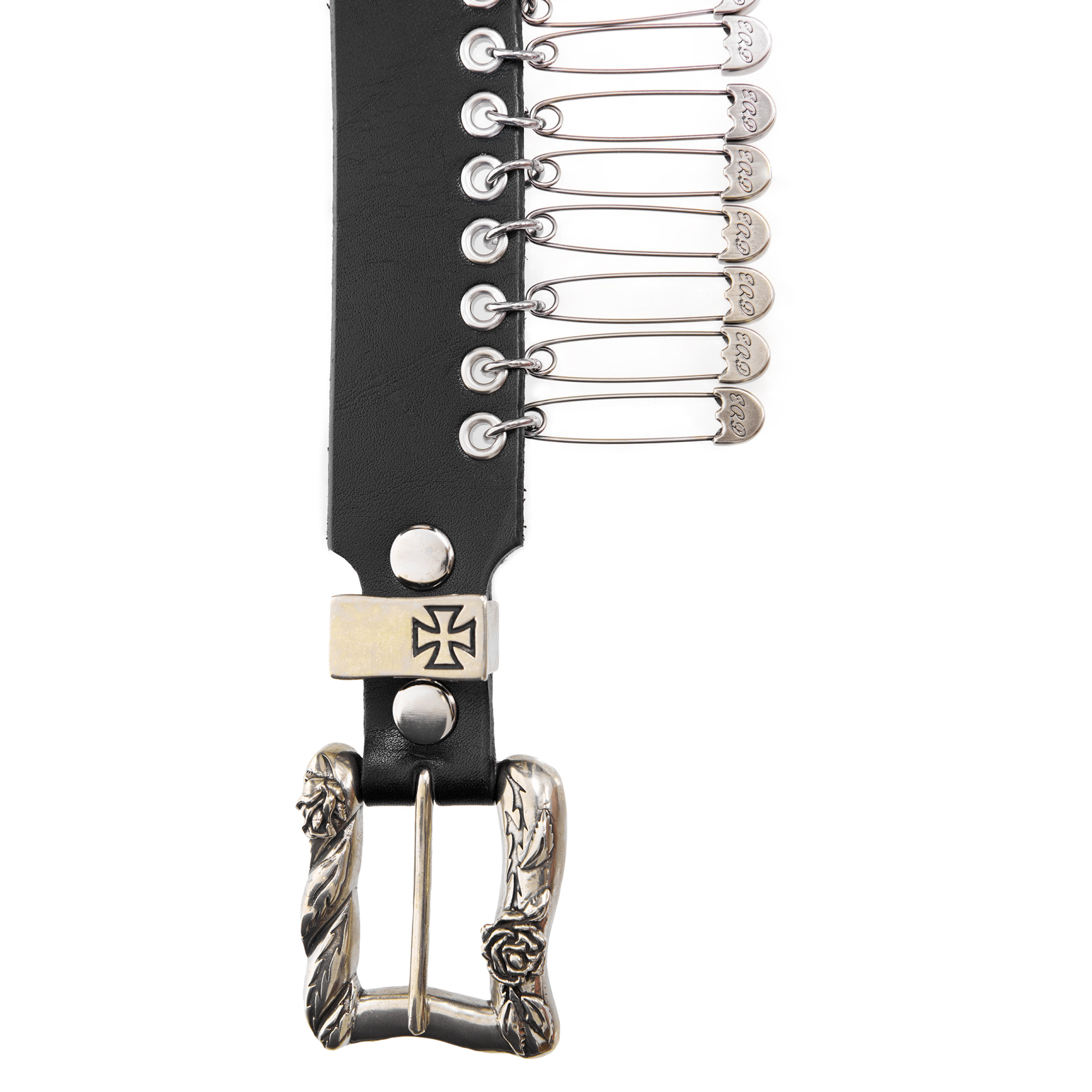 Enfants Riches Déprimés Leather belt with pins