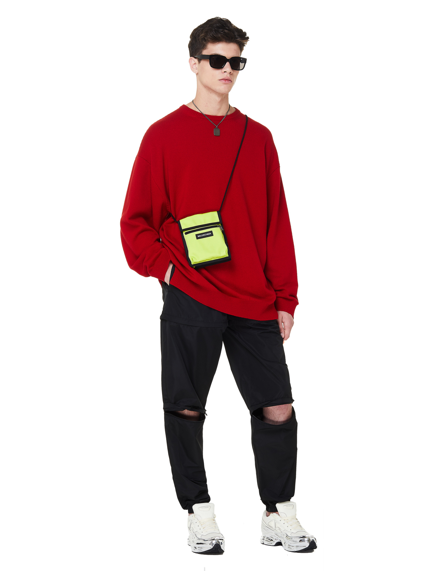 Balenciaga Black Zipped Tracksuit Pants