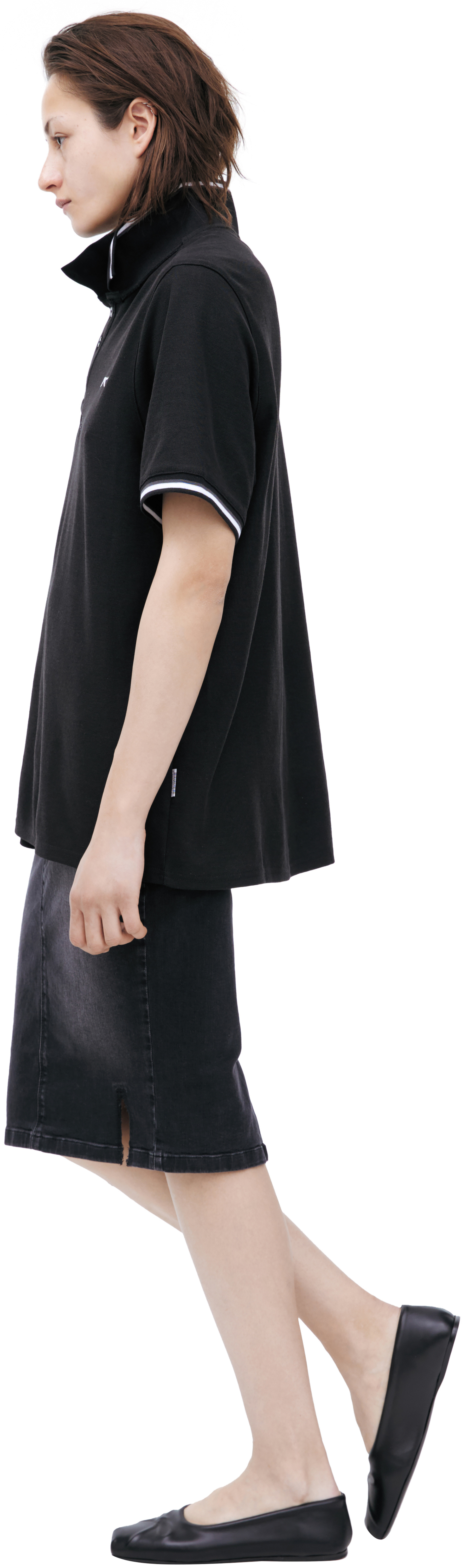 PROTOTYPES Asymmetric Polo T-shirt