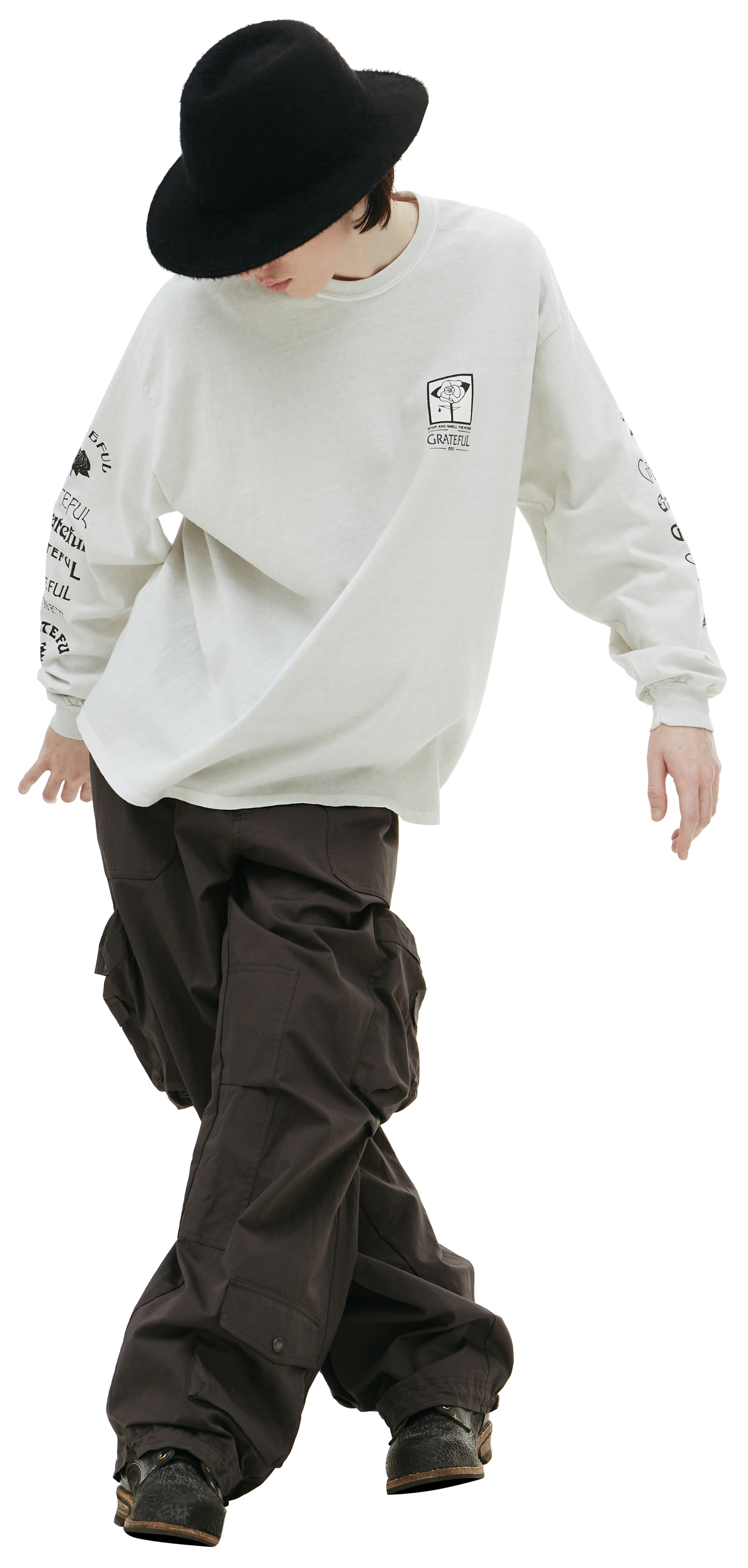 Children of the discordance Cratefull cotton longsleeve t-shirt