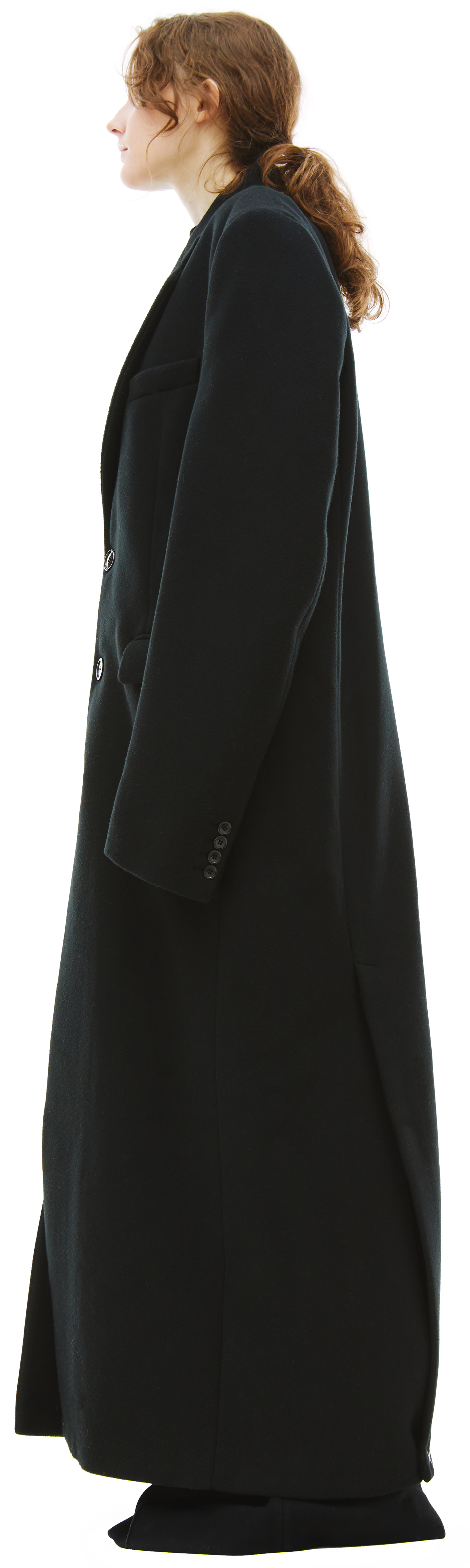 VETEMENTS Black Oversized Coat