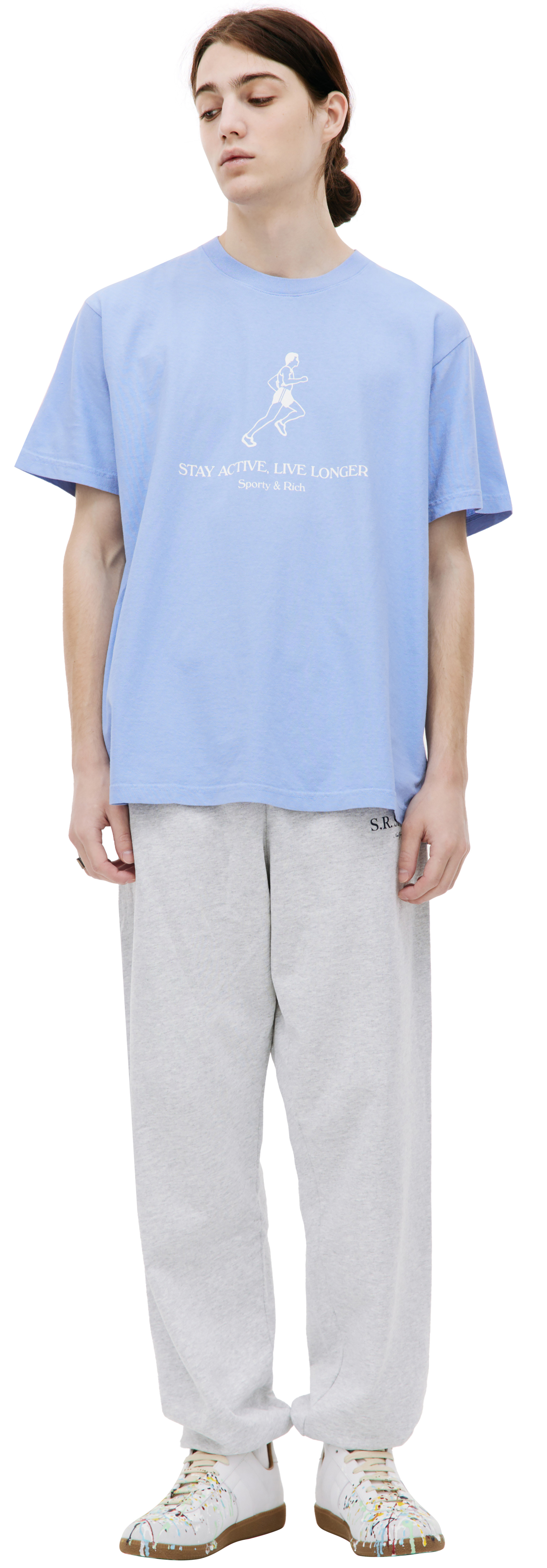 SPORTY & RICH \'Stay active\' printed t-shirt