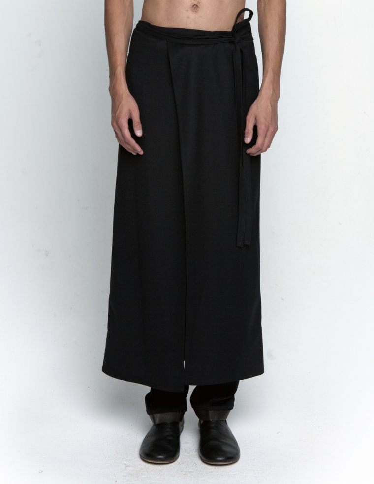 Ann Demeulemeester Drawstring upper skirt