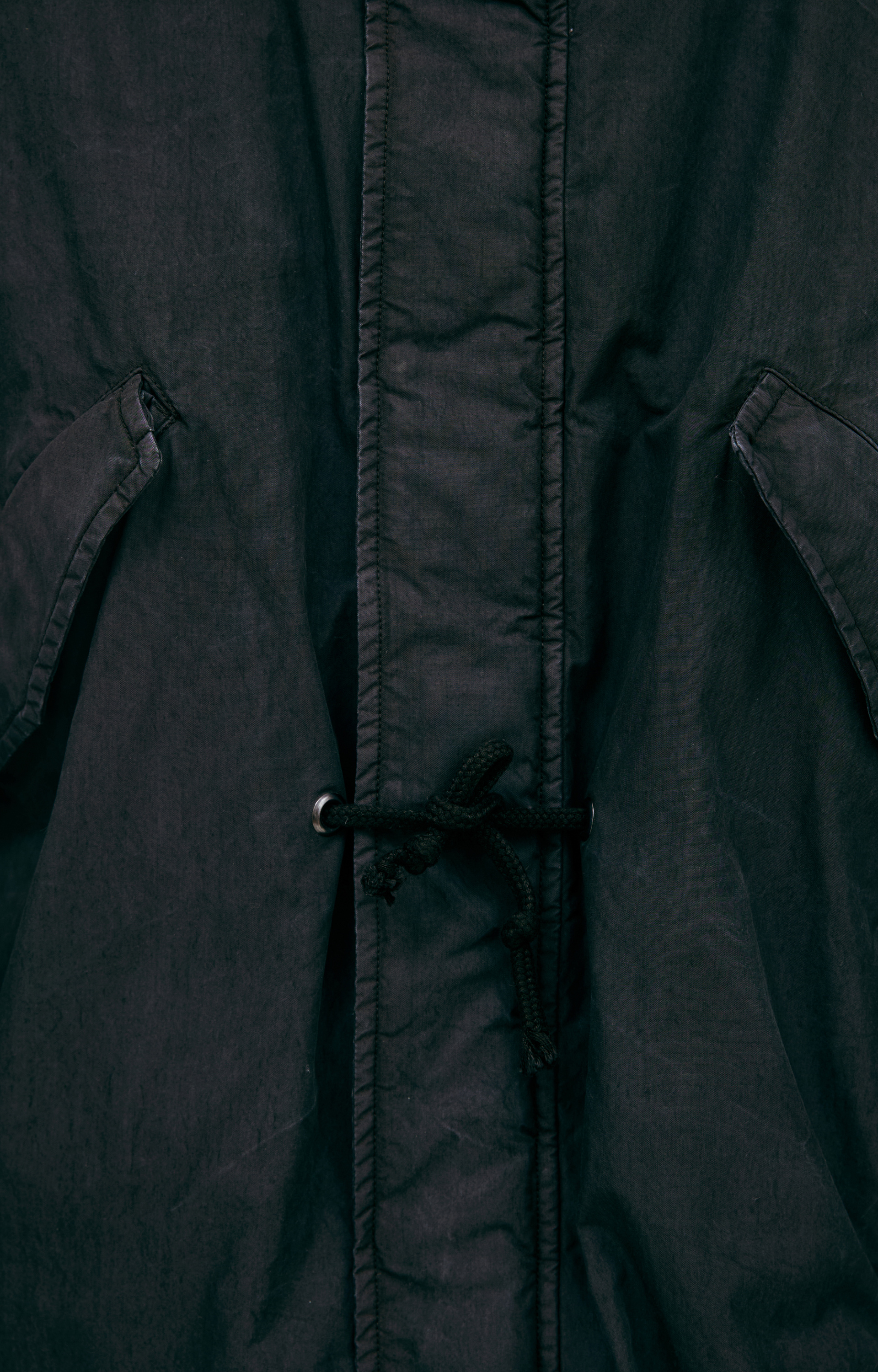 Enfants Riches Déprimés Black cotton parka