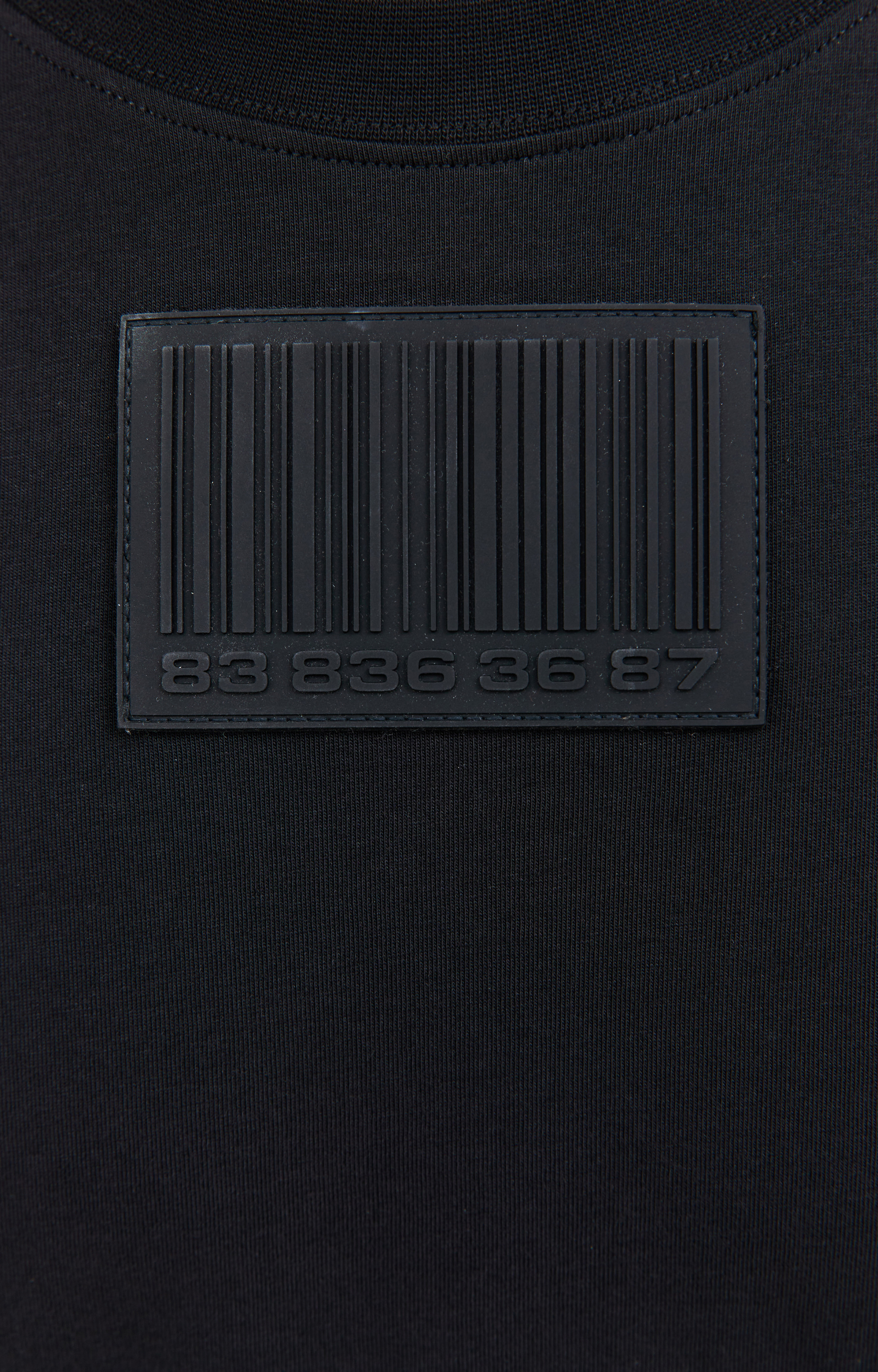 VTMNTS Black logo t-shirt