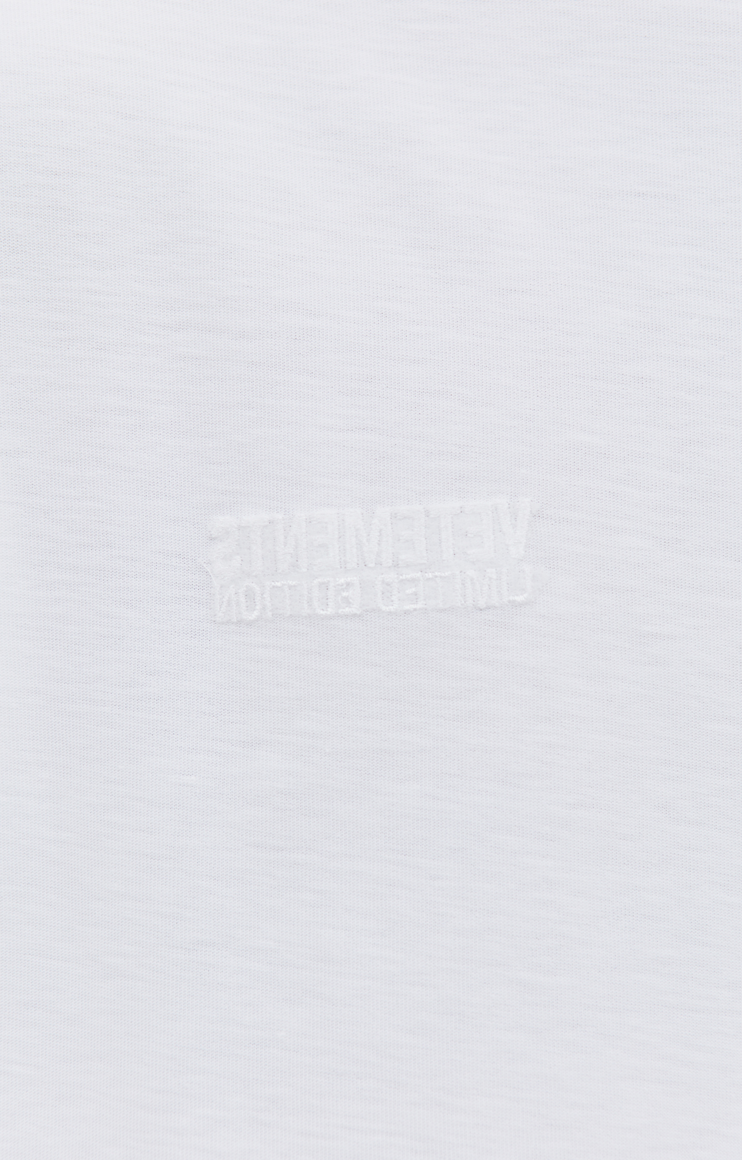 VETEMENTS Оверсайз футболка наизнанку