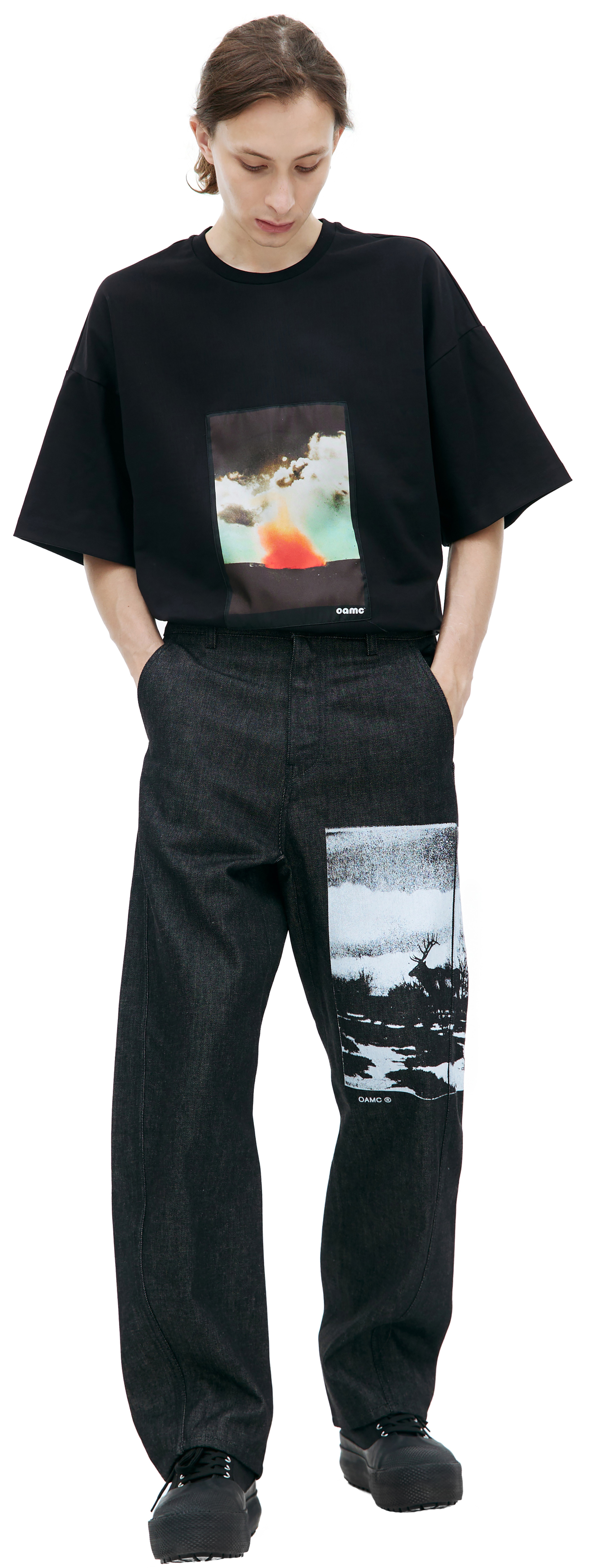 OAMC Denali printed jeans