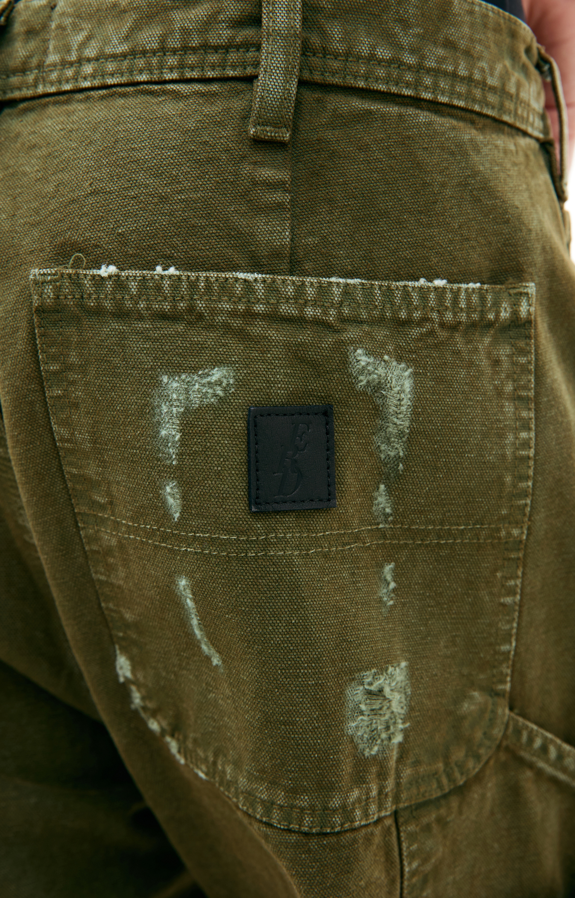 Enfants Riches Déprimés Painted faded jeans