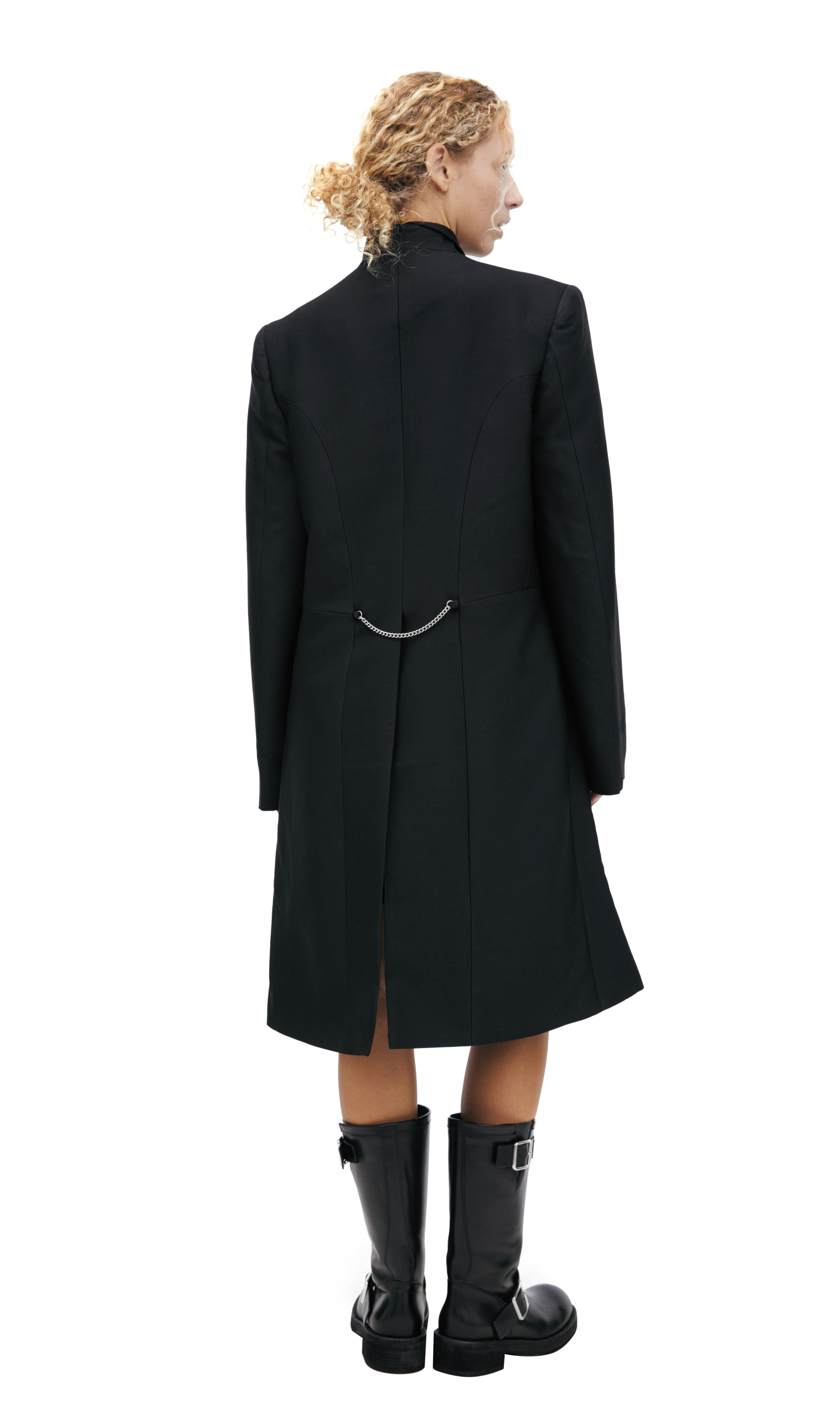 Enfants Riches Déprimés Single-breasted wool & silk coat