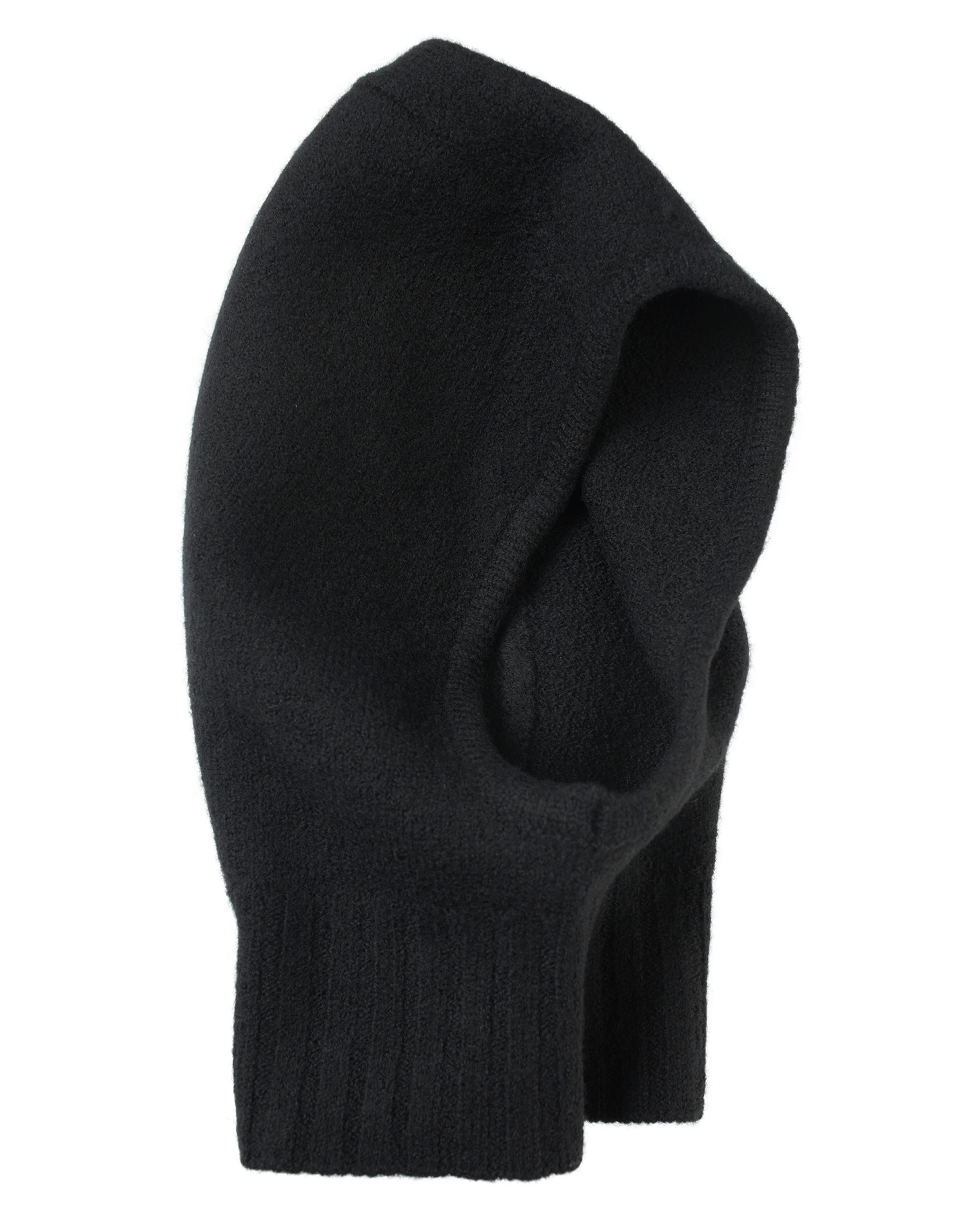 Jil Sander Black wool balaclava