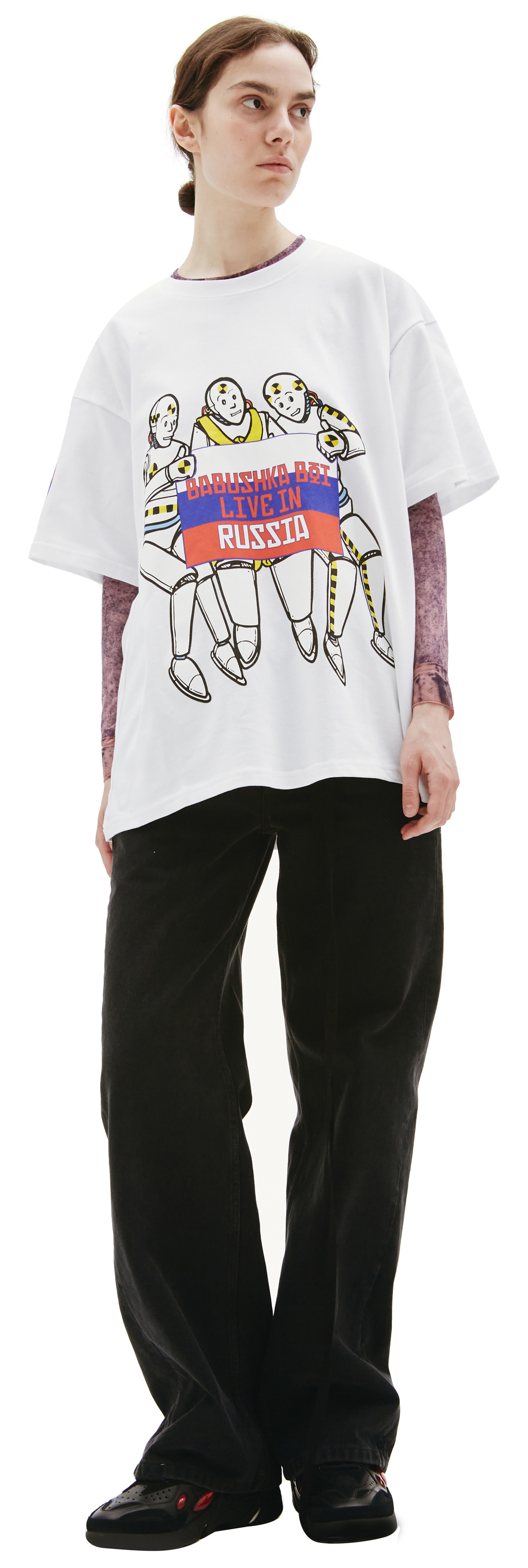 AWGE CREW white t-Shirt