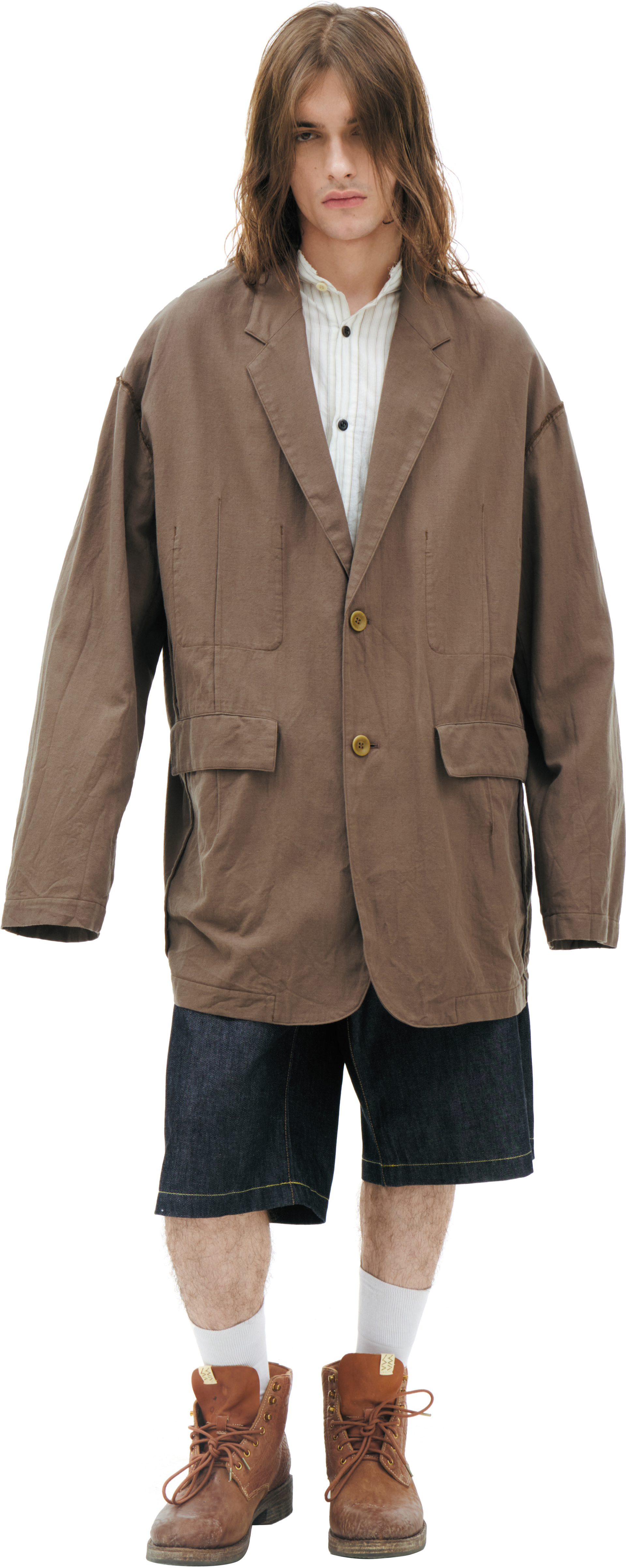 Undercover Single-breasted cotton jacket