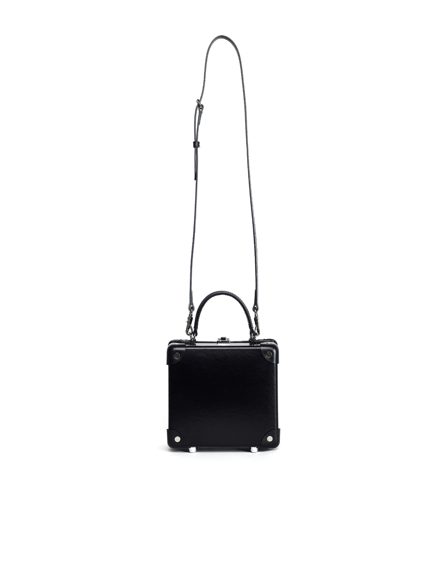 Globe Trotter Black Centenary 7" London Square Bag