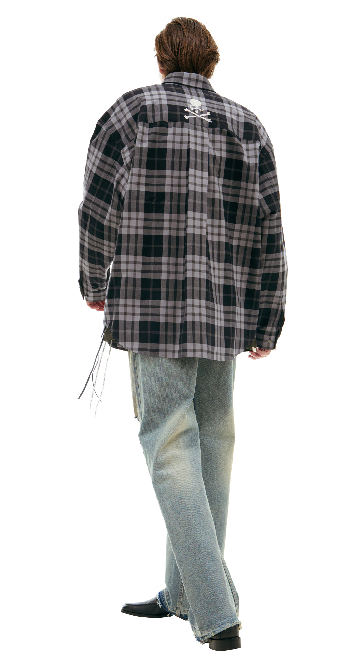 Mastermind WORLD Button-down plaid shirt