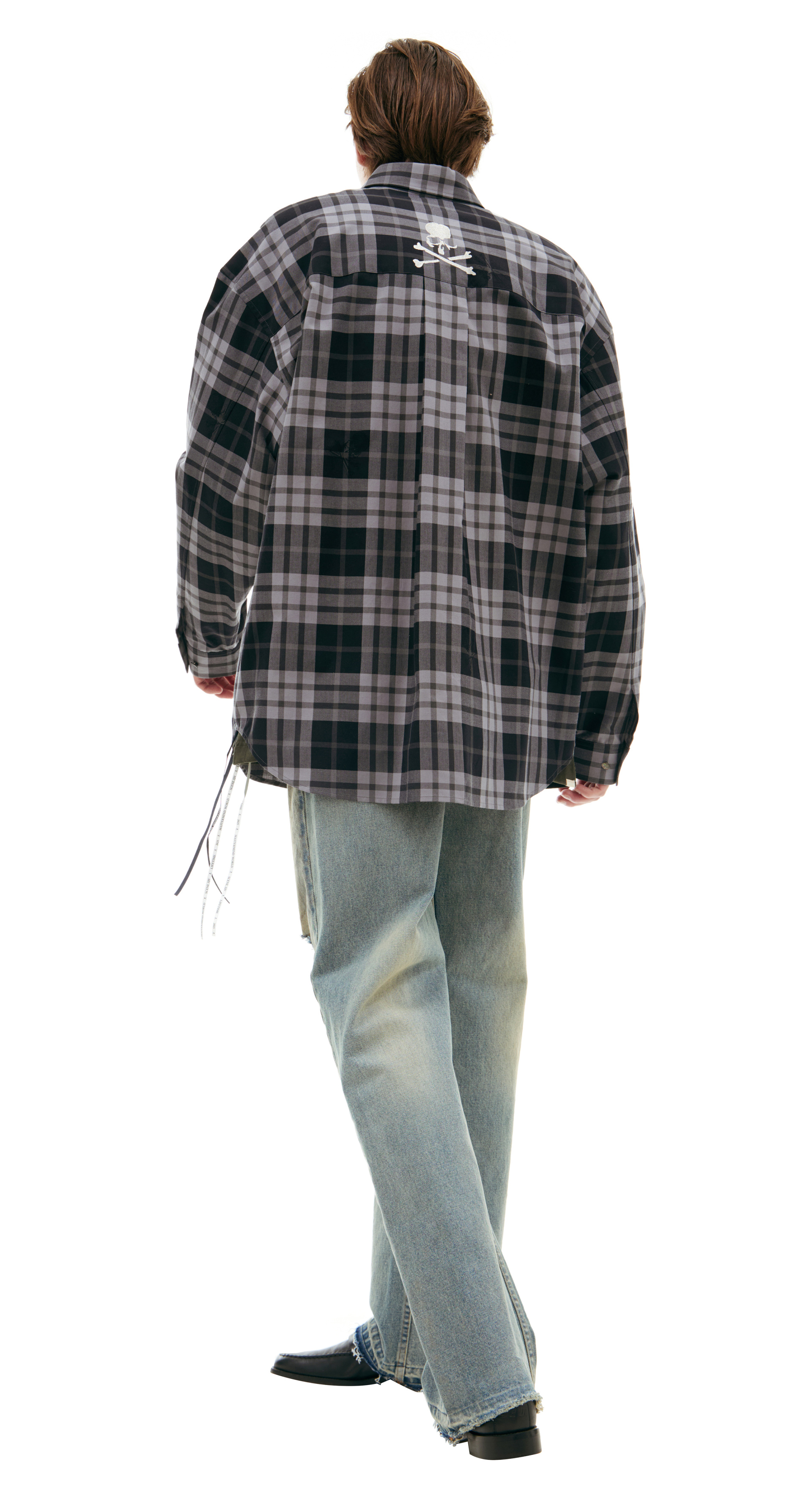 Mastermind WORLD Button-down plaid shirt