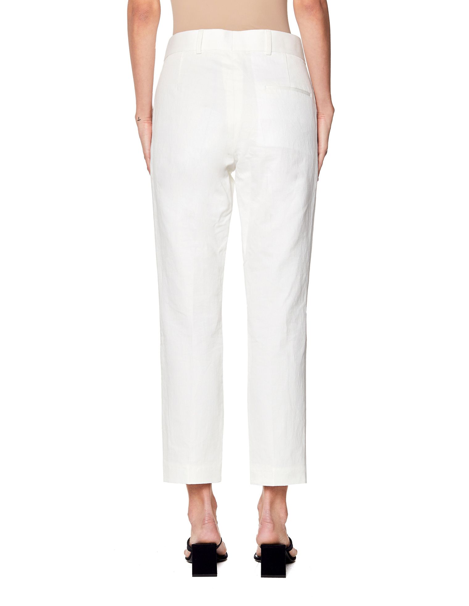 Haider Ackermann White Cotton Trousers