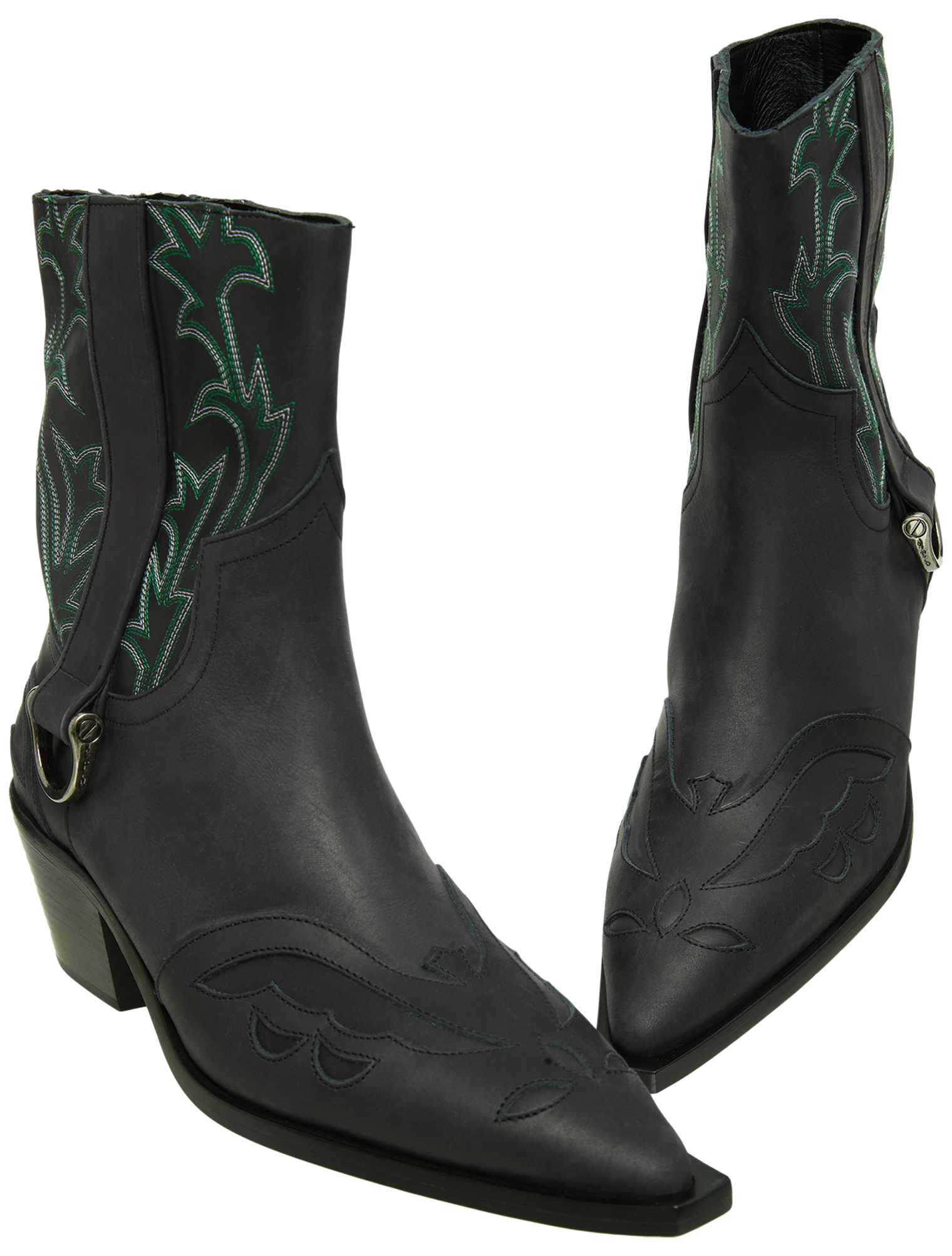 Enfants Riches Deprimes Embroidered leather boots