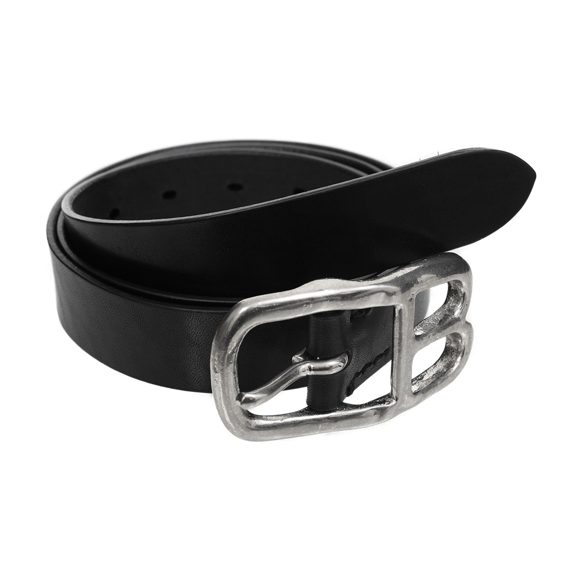 Doublet Black leather belt