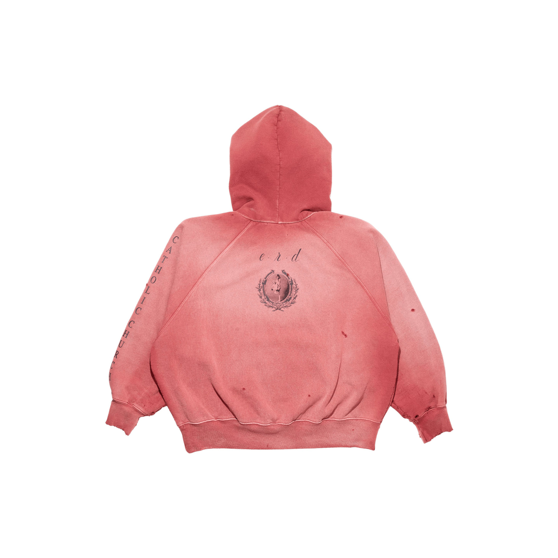 Enfants Riches Déprimés Red print hoodie