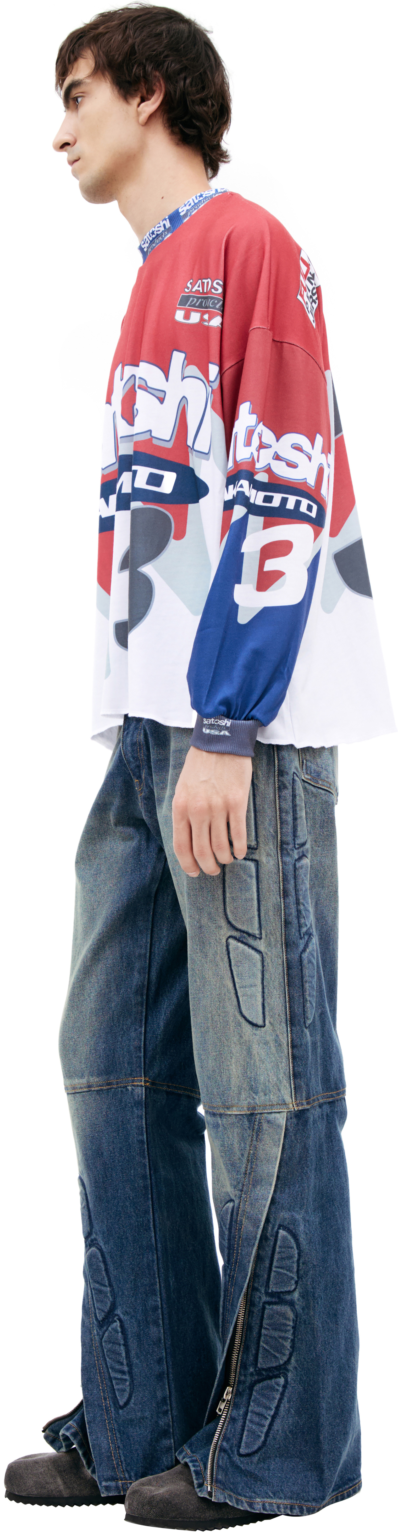 Satoshi Nakamoto Red logo longsleeve