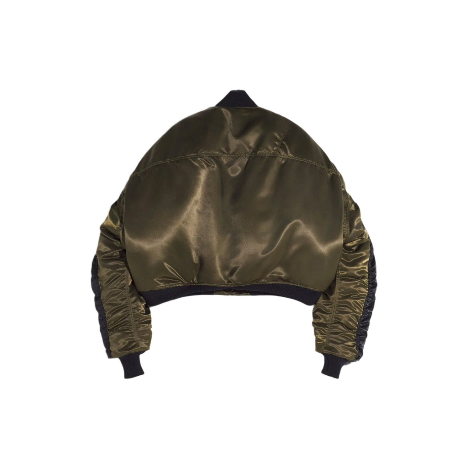 Mugler Satin Bomber Jacket