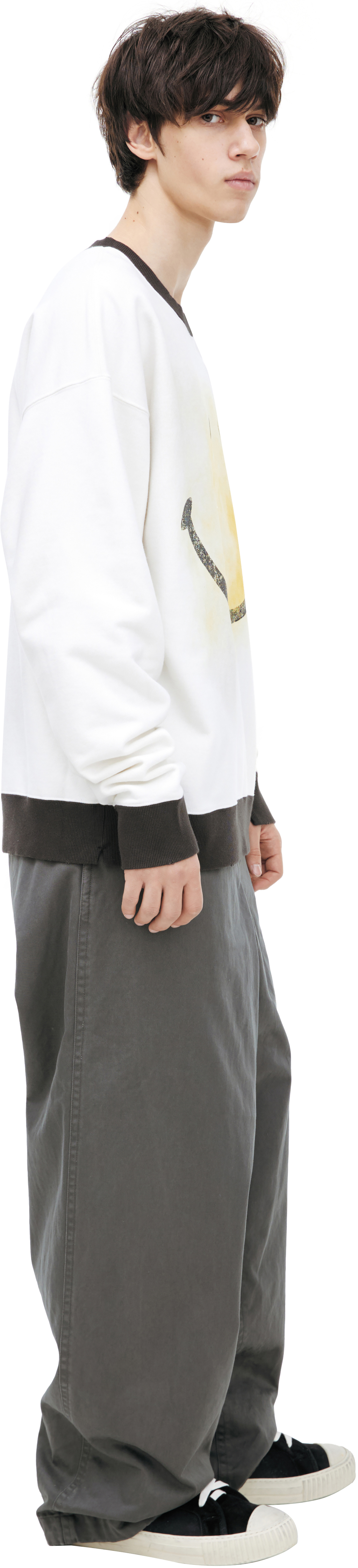 Maison Mihara Yasuhiro White print sweatshirt