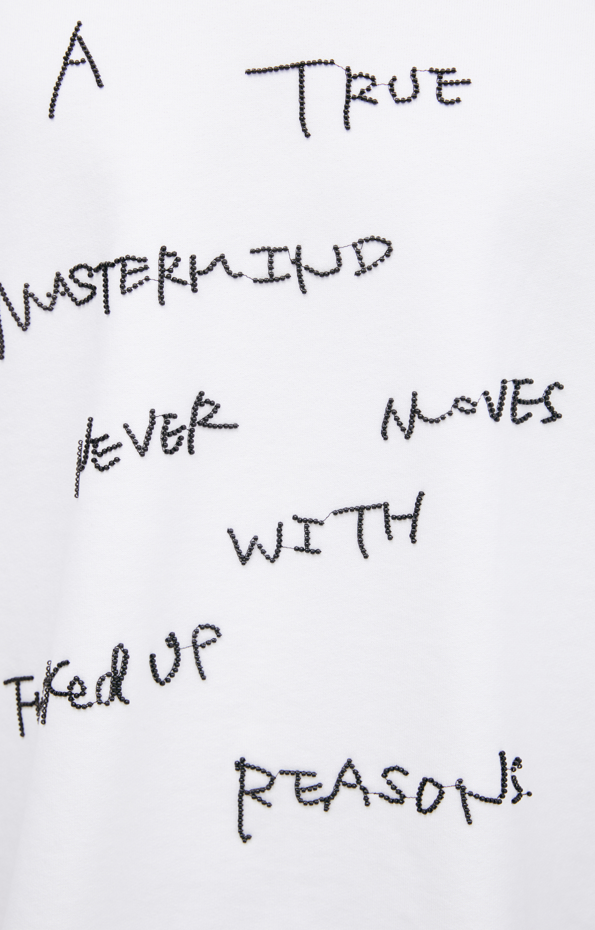 Mastermind WORLD T-shirt with an embroidered logo