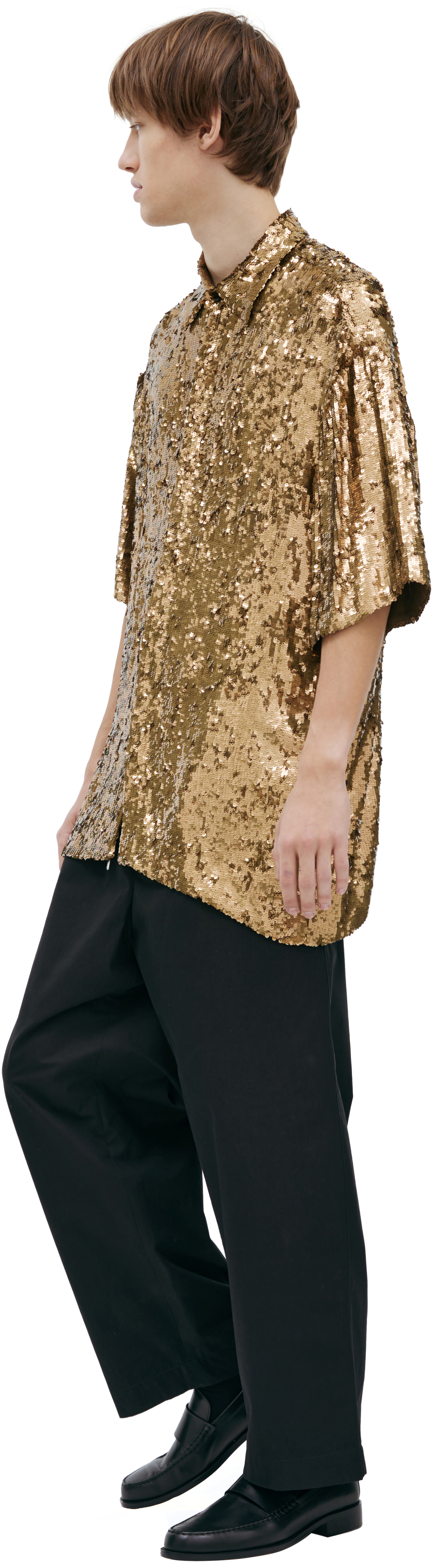 Dries Van Noten Oversize sequin shirt