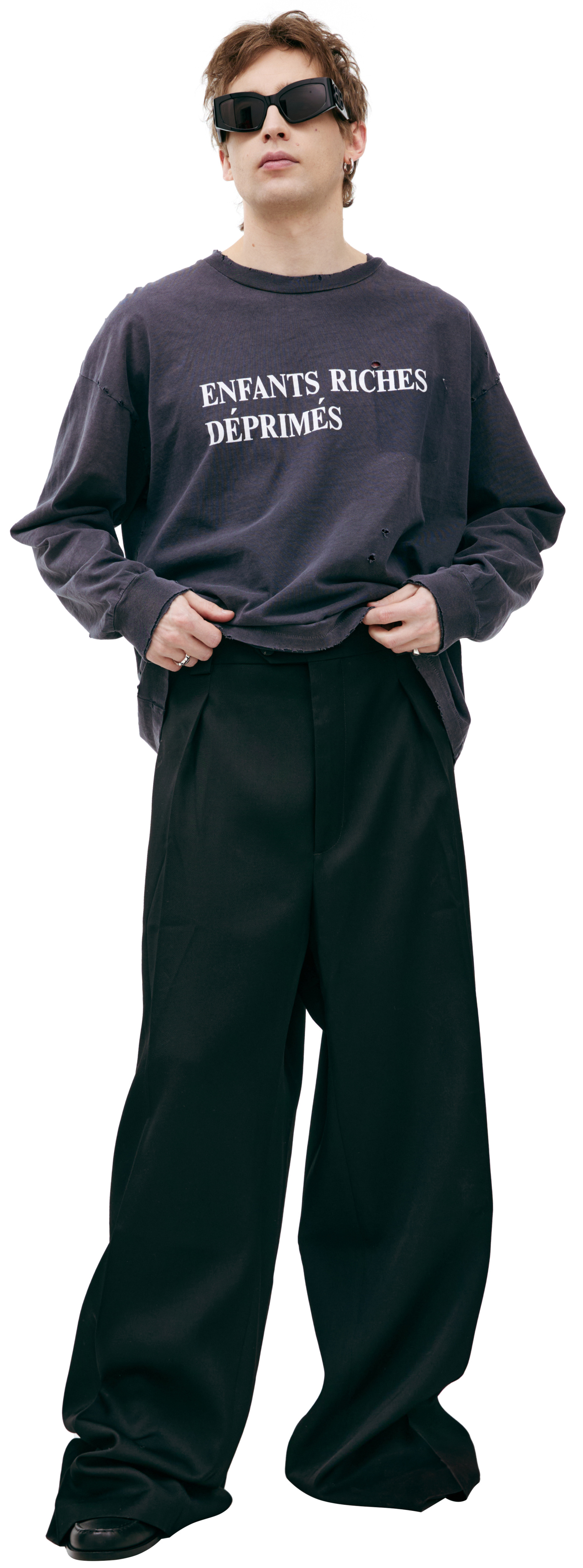 Enfants Riches Deprimes Wide wool trousers