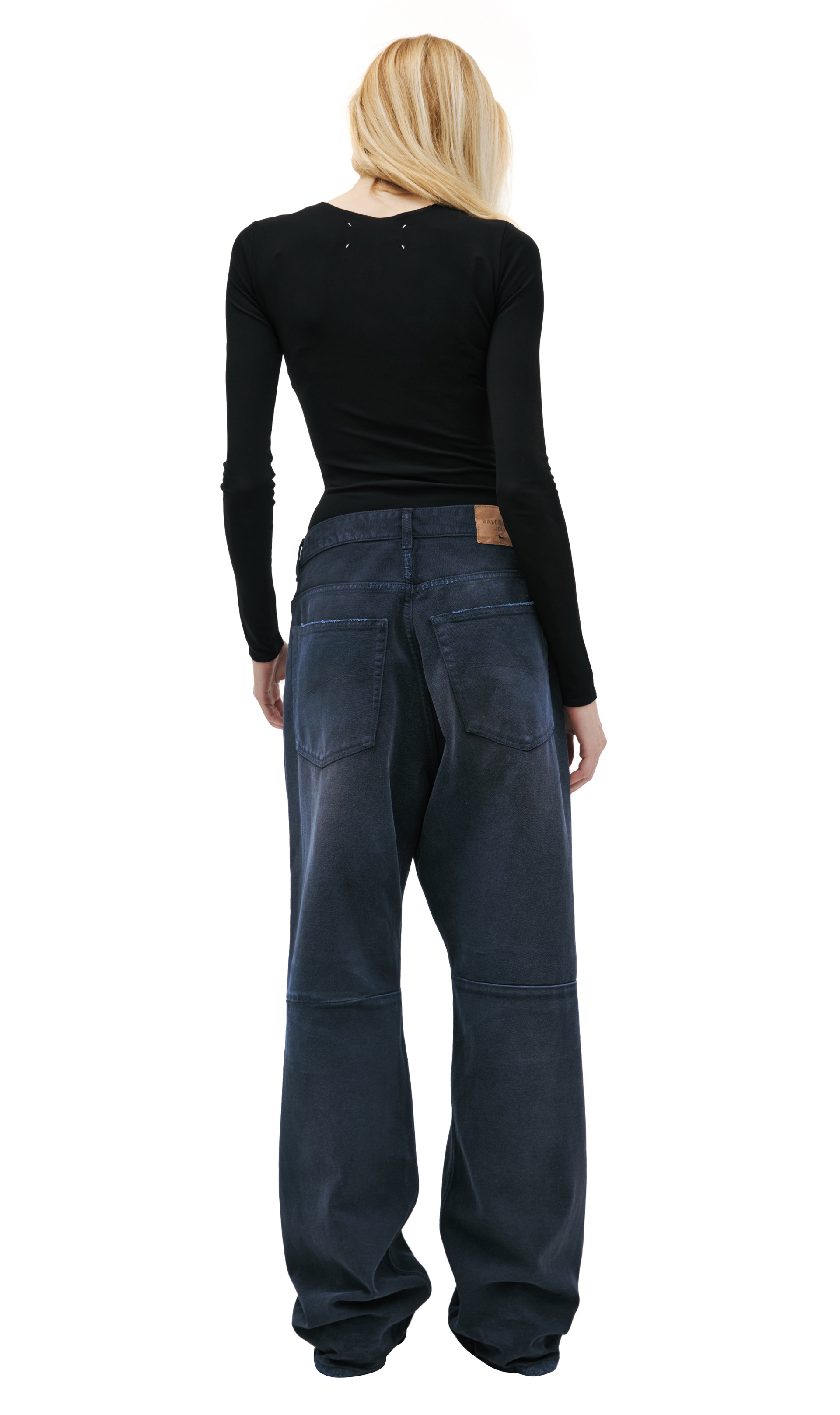 Balenciaga Jeans with a distressed look