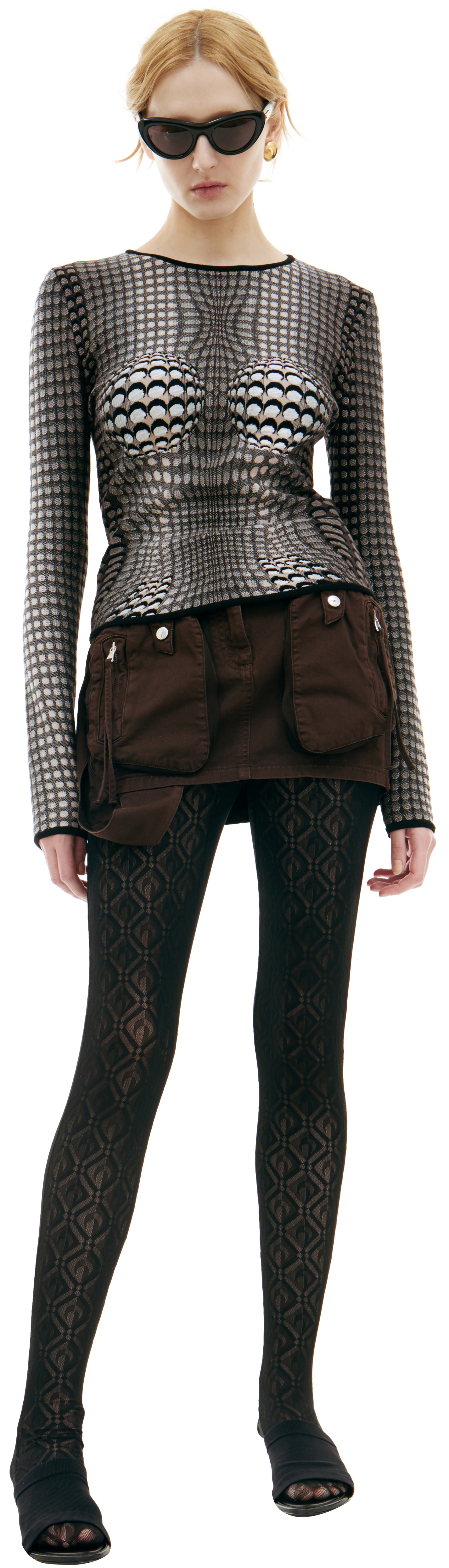 MARINE SERRE Monoprint sweater