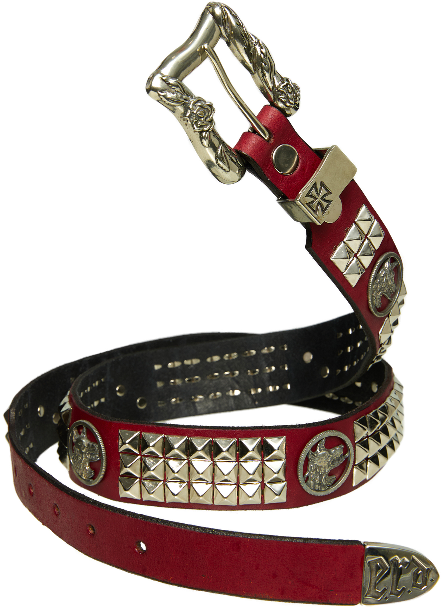 Buy Enfants Riches Déprimés women red dog in restraint coin belt