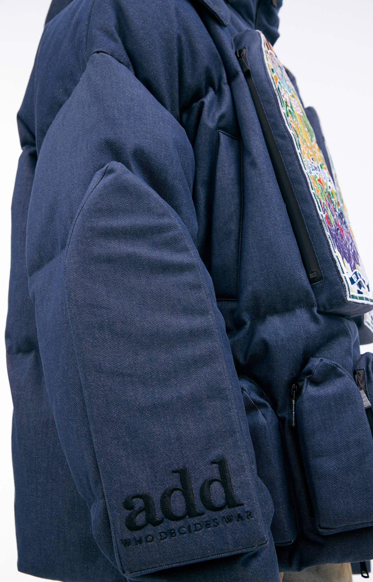 Who Decides War Jacket with patches