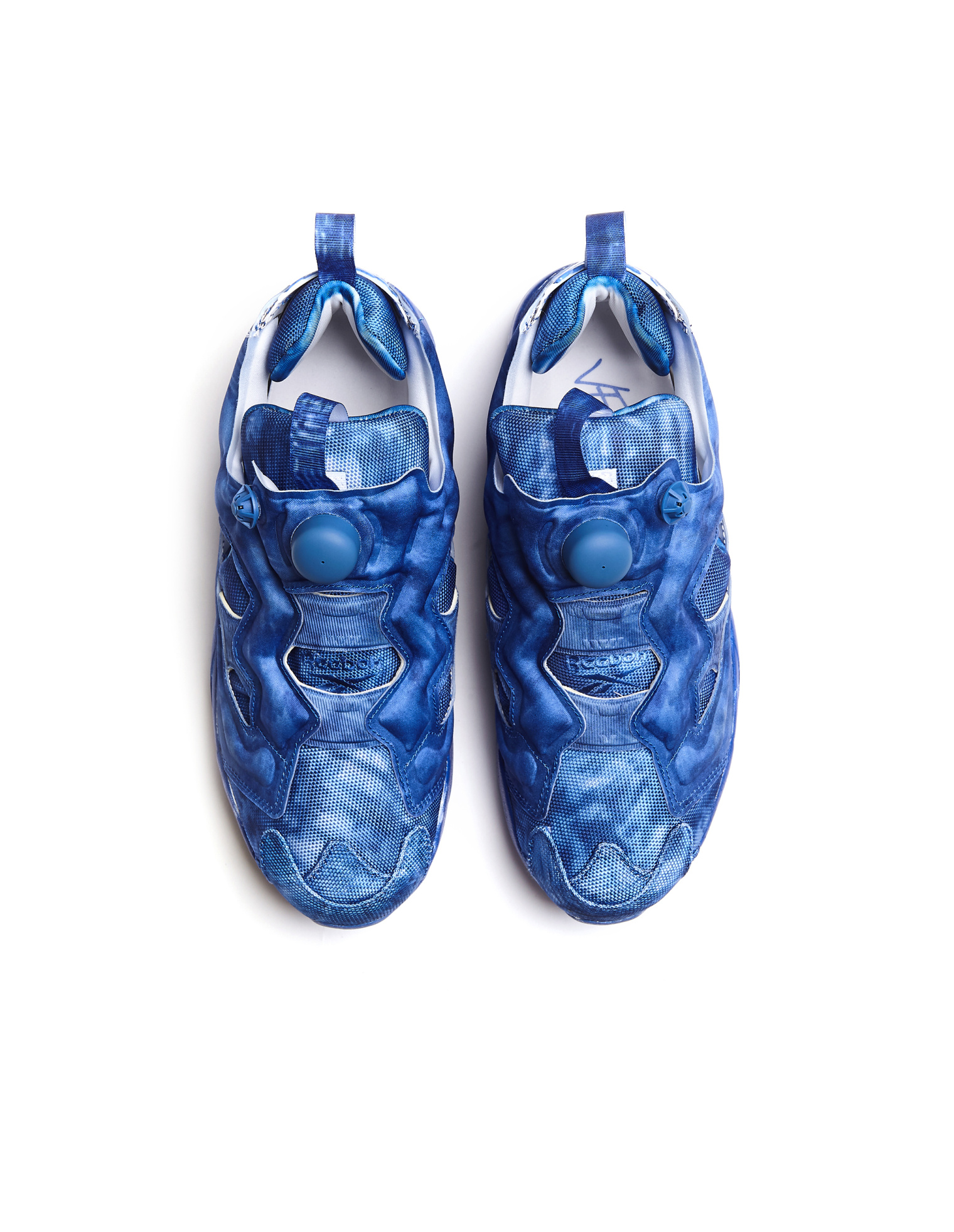 VETEMENTS Reebok InstaPump Fury Blue Sneakers