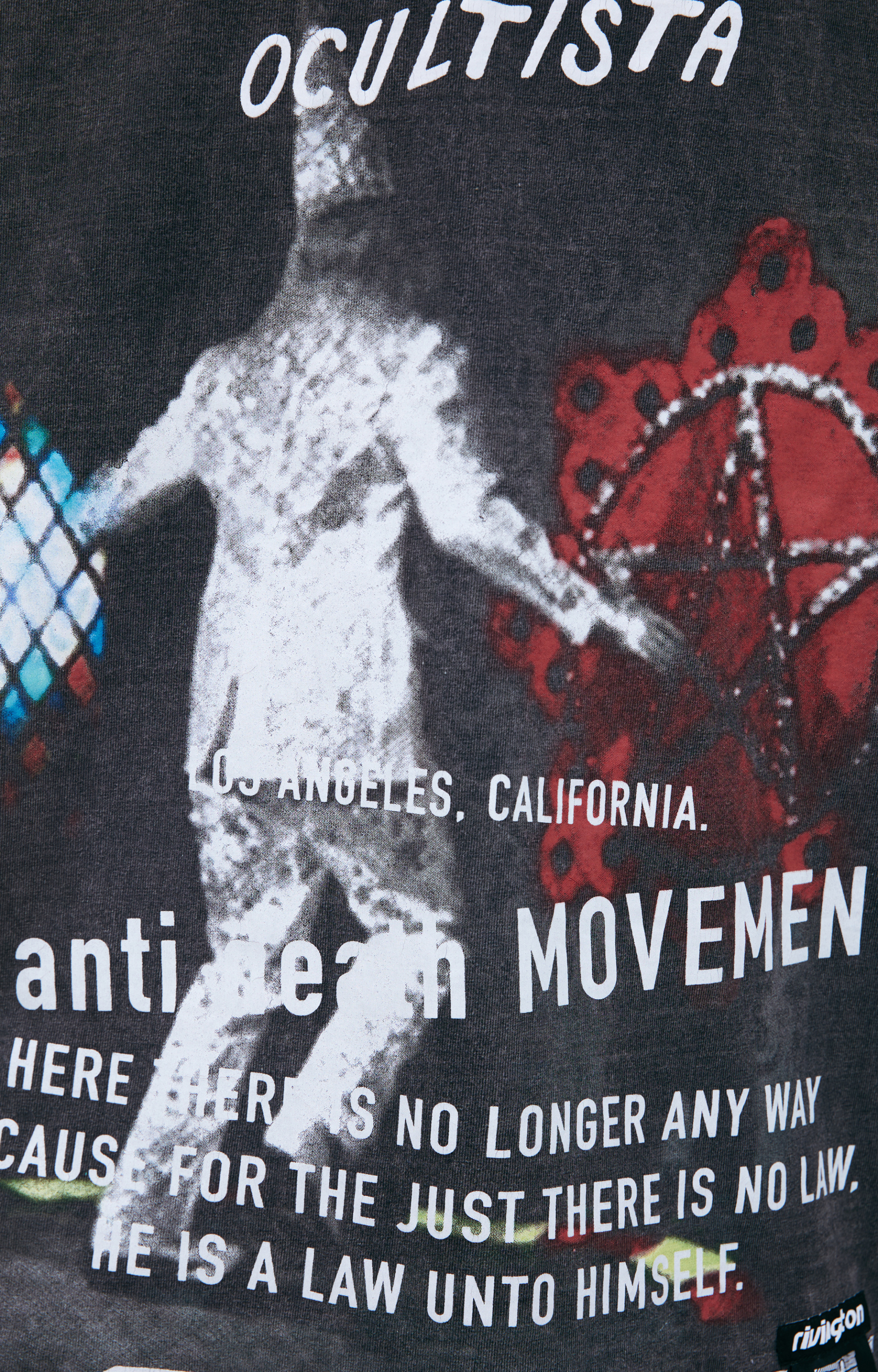 RRR123 Black print T-shirt