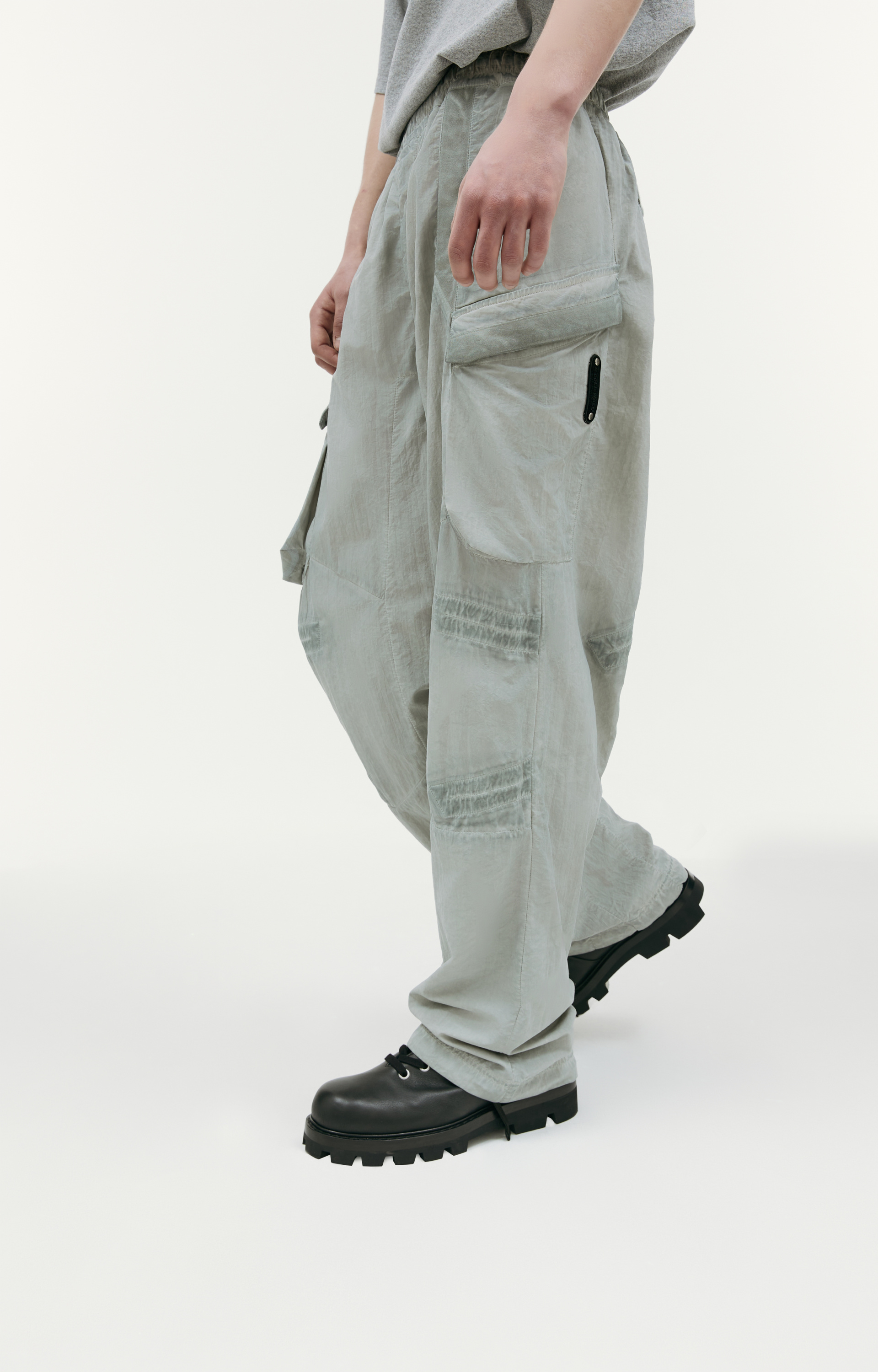 A-COLD-WALL* Grey dyed cargo trousers