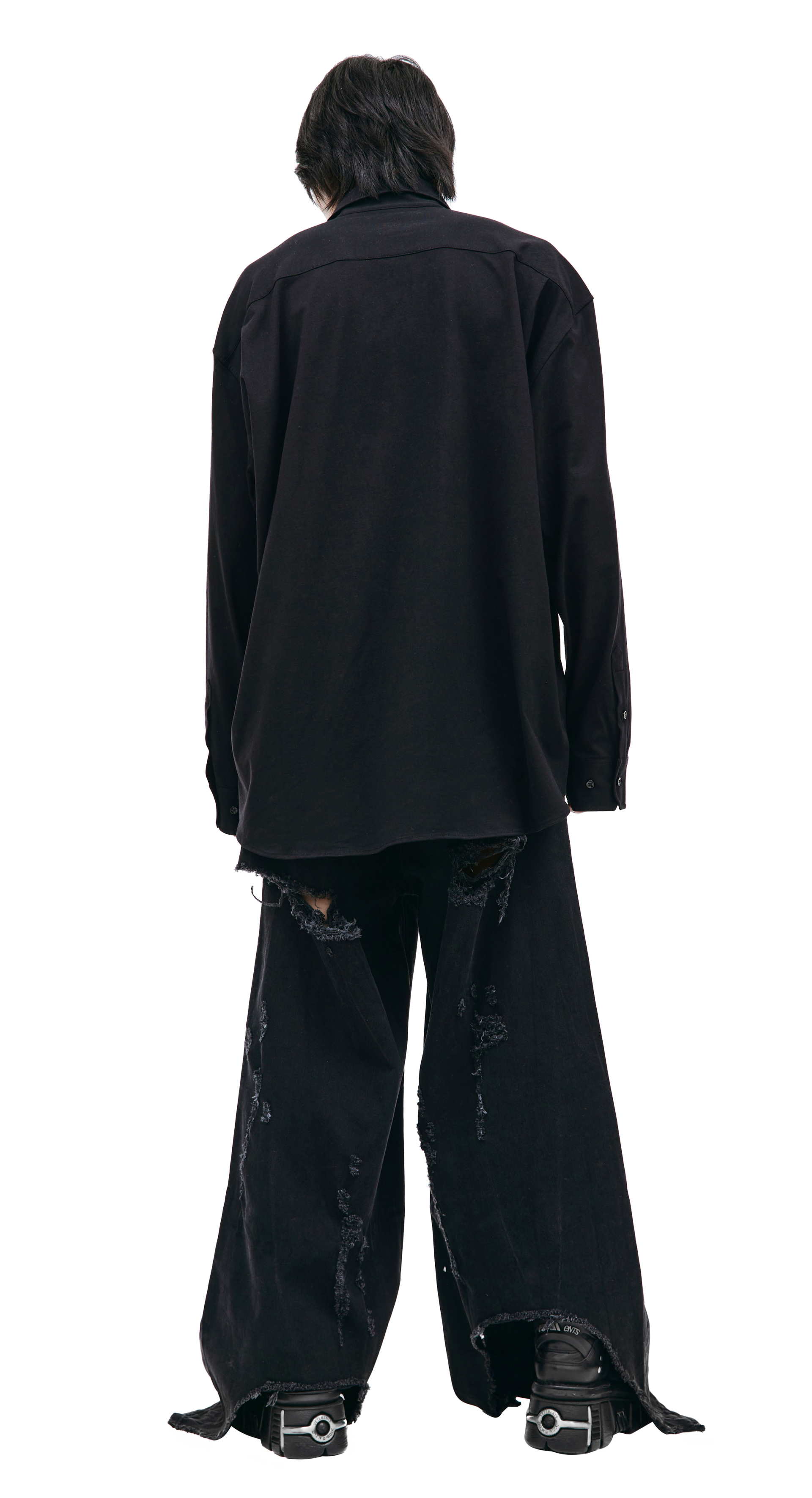 VETEMENTS Black oversized shirt