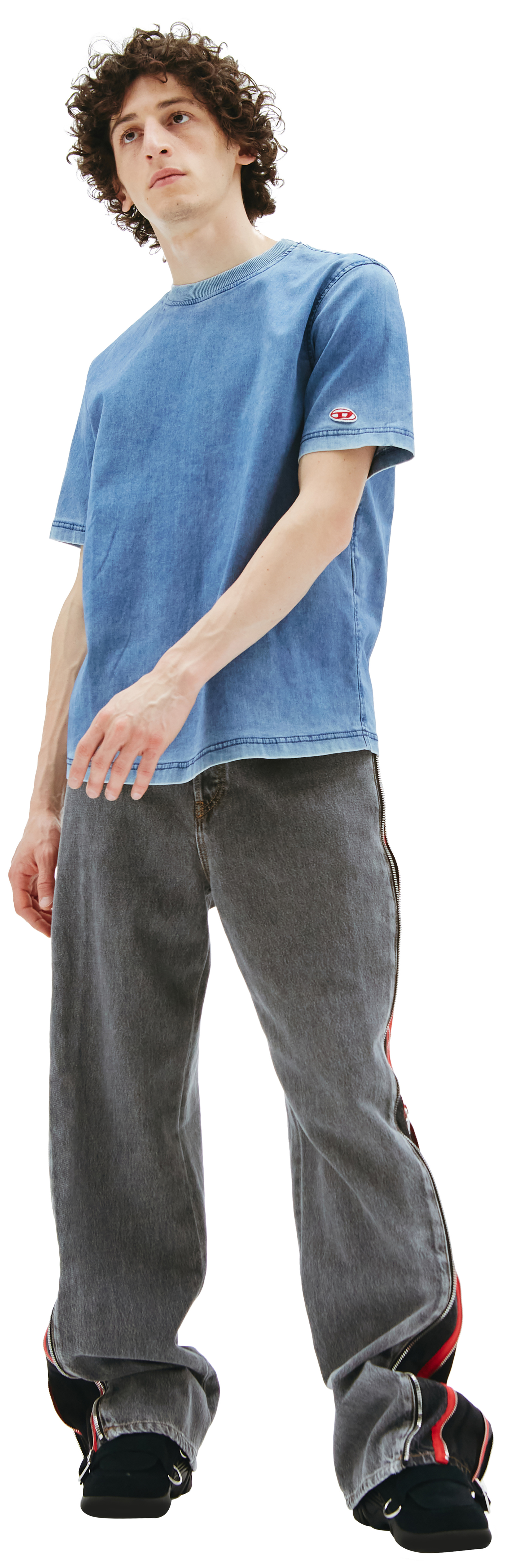 Diesel D-biggor denim t-shirt